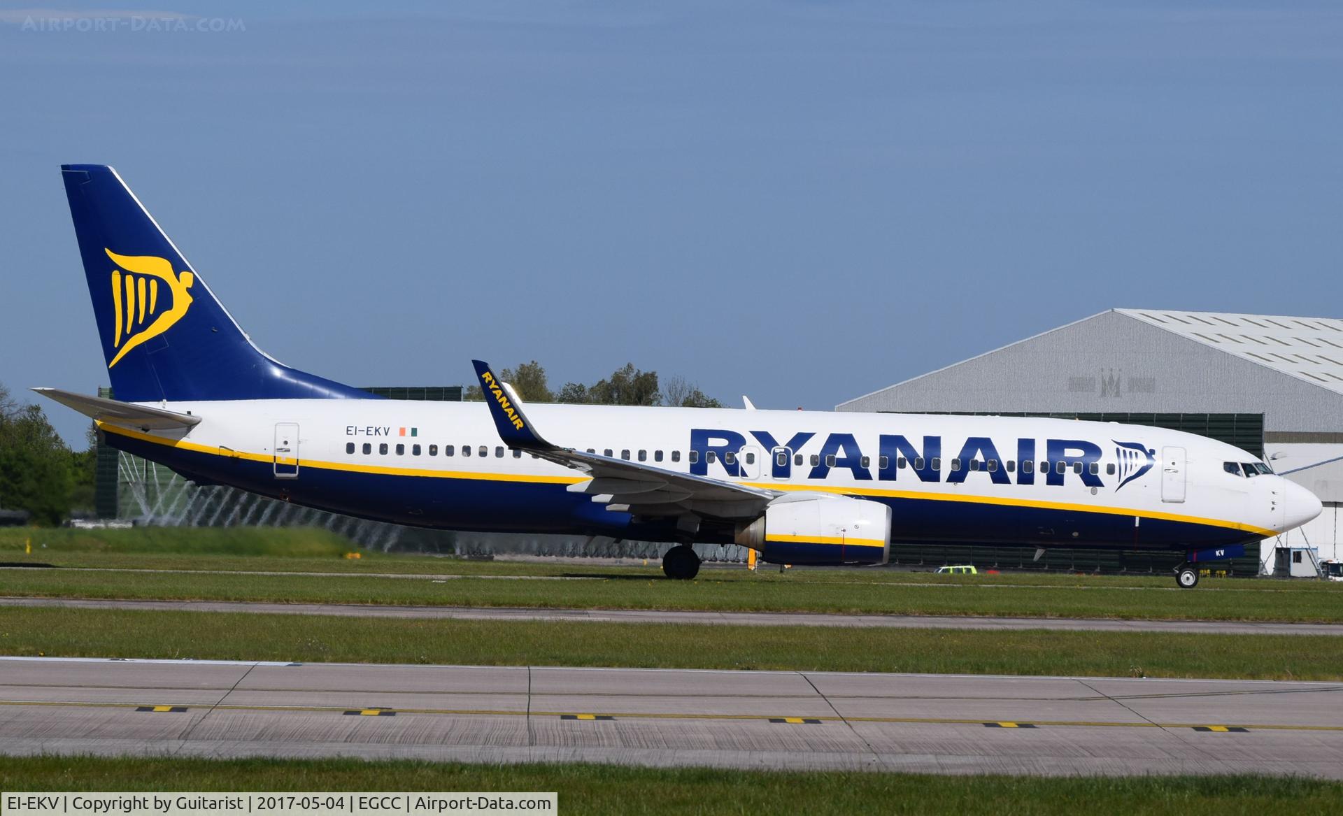 EI-EKV, 2010 Boeing 737-8AS C/N 38507, At Manchester