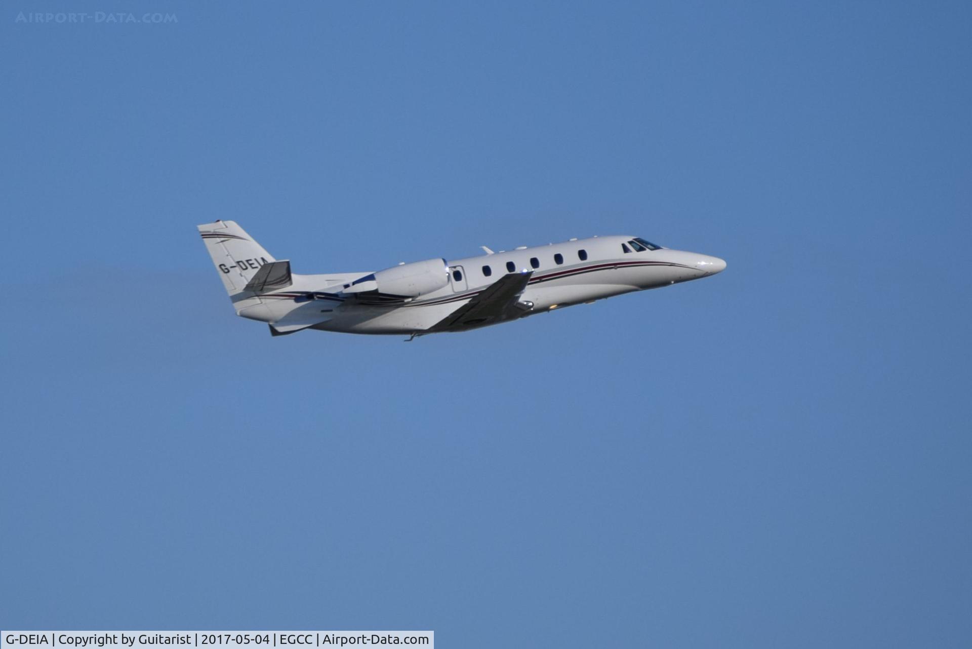 G-DEIA, 2012 Cessna 560XL Citation XLS+ C/N 560-6119, At Manchester