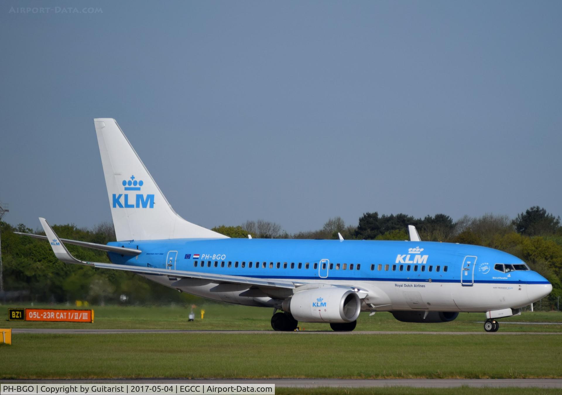 PH-BGO, 2011 Boeing 737-7K2 C/N 38126, At Manchester