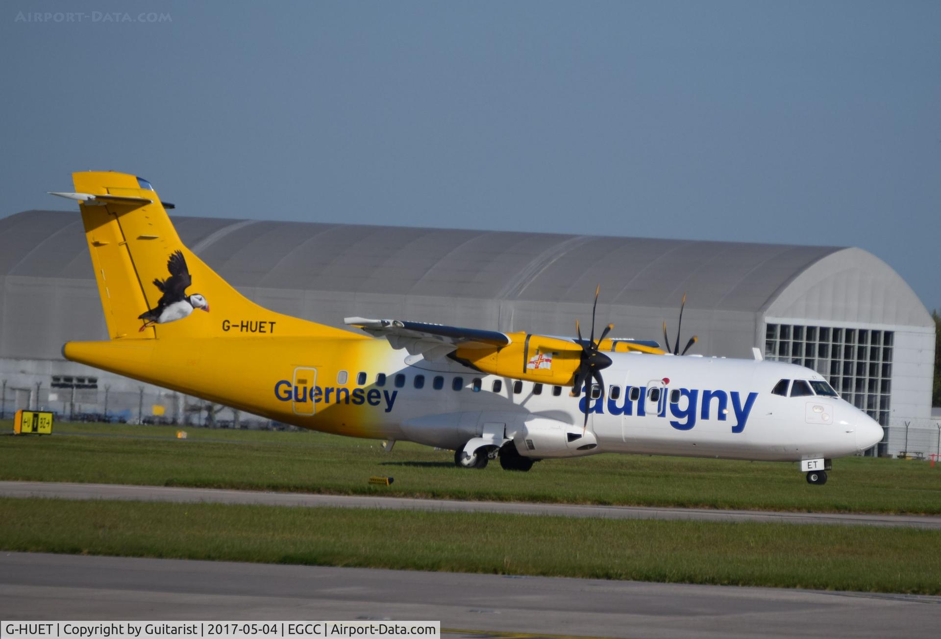 G-HUET, 1999 ATR 42-500 C/N 584, At Manchester