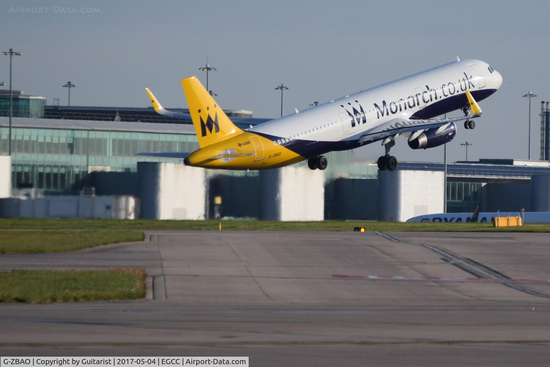 G-ZBAO, 2014 Airbus A321-231 C/N 6126, At Manchester