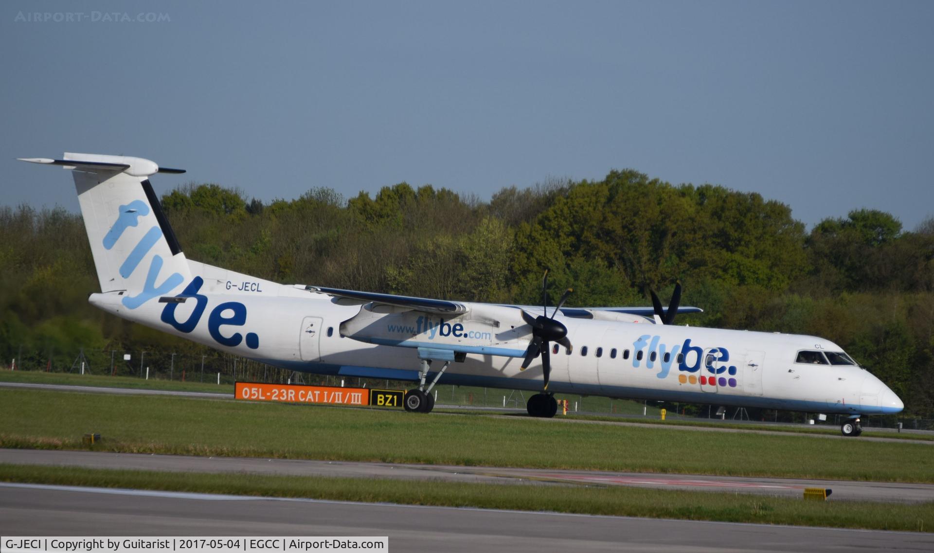G-JECI, 2005 De Havilland Canada DHC-8-402Q Dash 8 C/N 4105, At Manchester