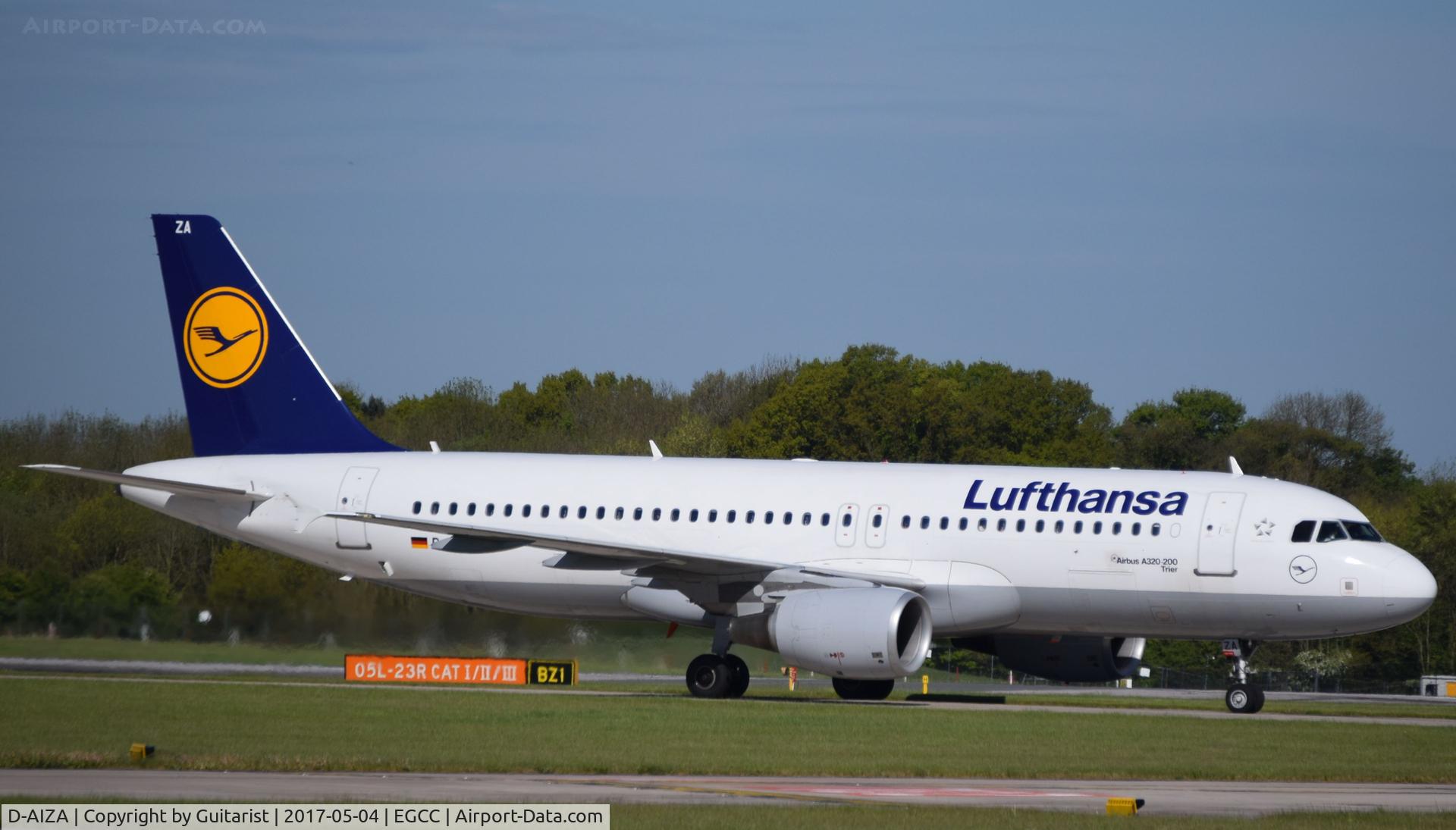 D-AIZA, 2009 Airbus A320-214 C/N 4097, At Manchester