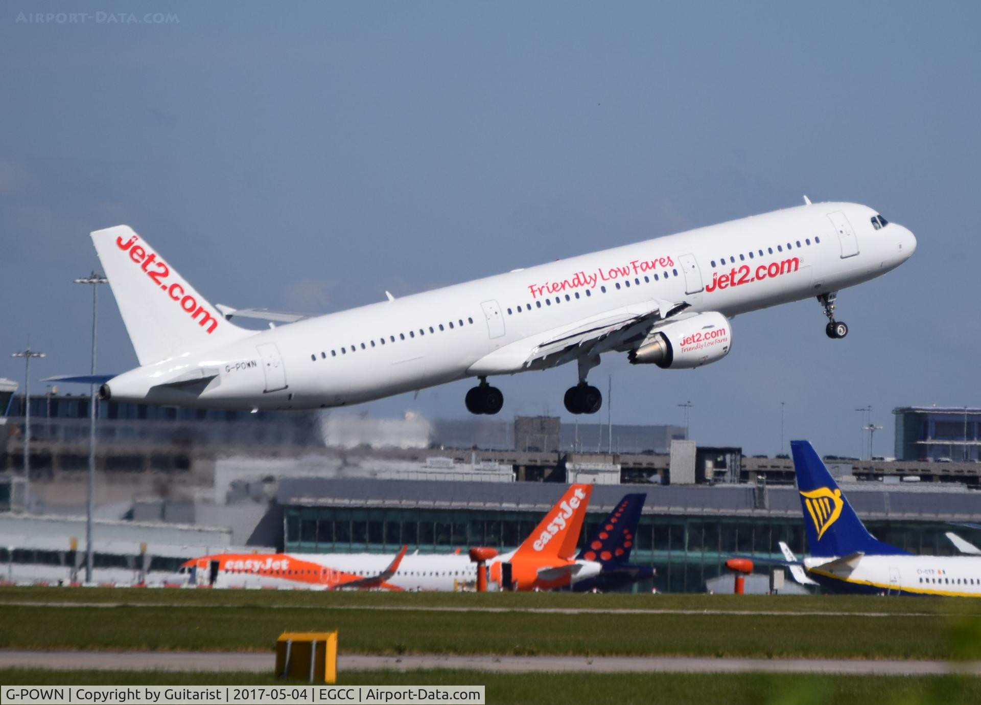 G-POWN, 2009 Airbus A321-211 C/N 3830, At Manchester