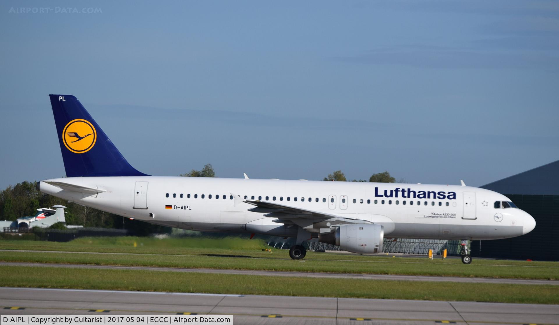 D-AIPL, 1989 Airbus A320-211 C/N 094, At Manchester