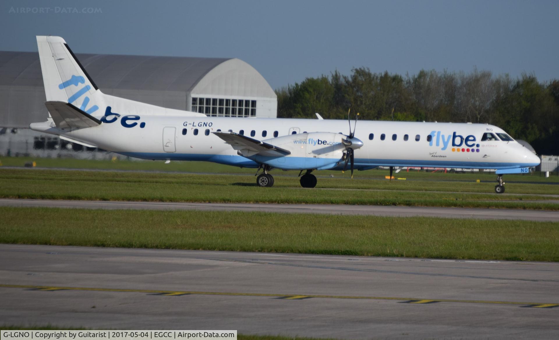 G-LGNO, 1995 Saab 2000 C/N 2000-013, At Manchester