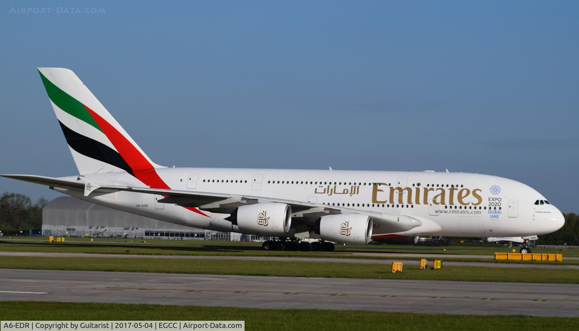 A6-EDR, 2011 Airbus A380-861 C/N 083, At Manchester