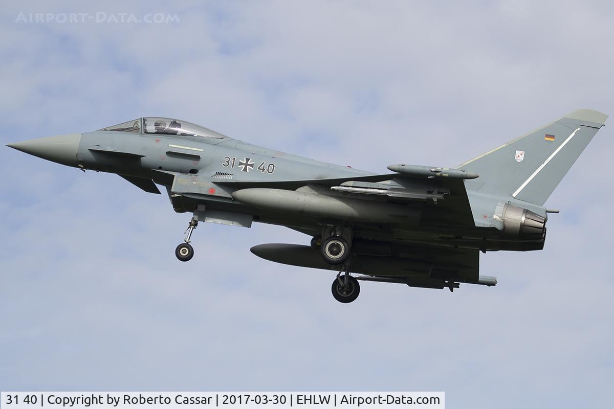 31 40, 2016 Eurofighter EF-2000 Typhoon S C/N GS0100, Frisian Flag 2017