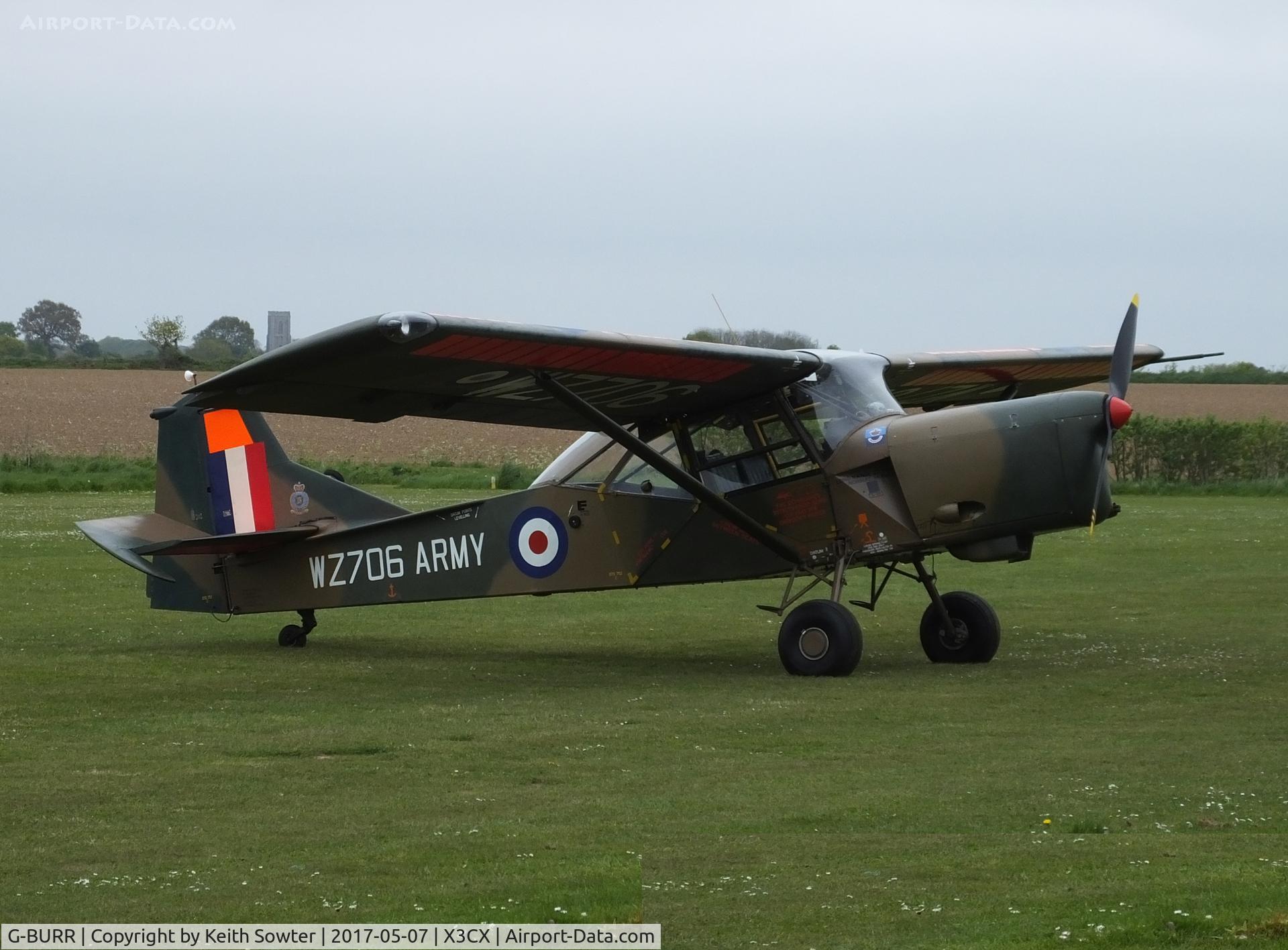 G-BURR, 1955 Auster AOP.9 C/N B5/10/32, Visiting aircraft