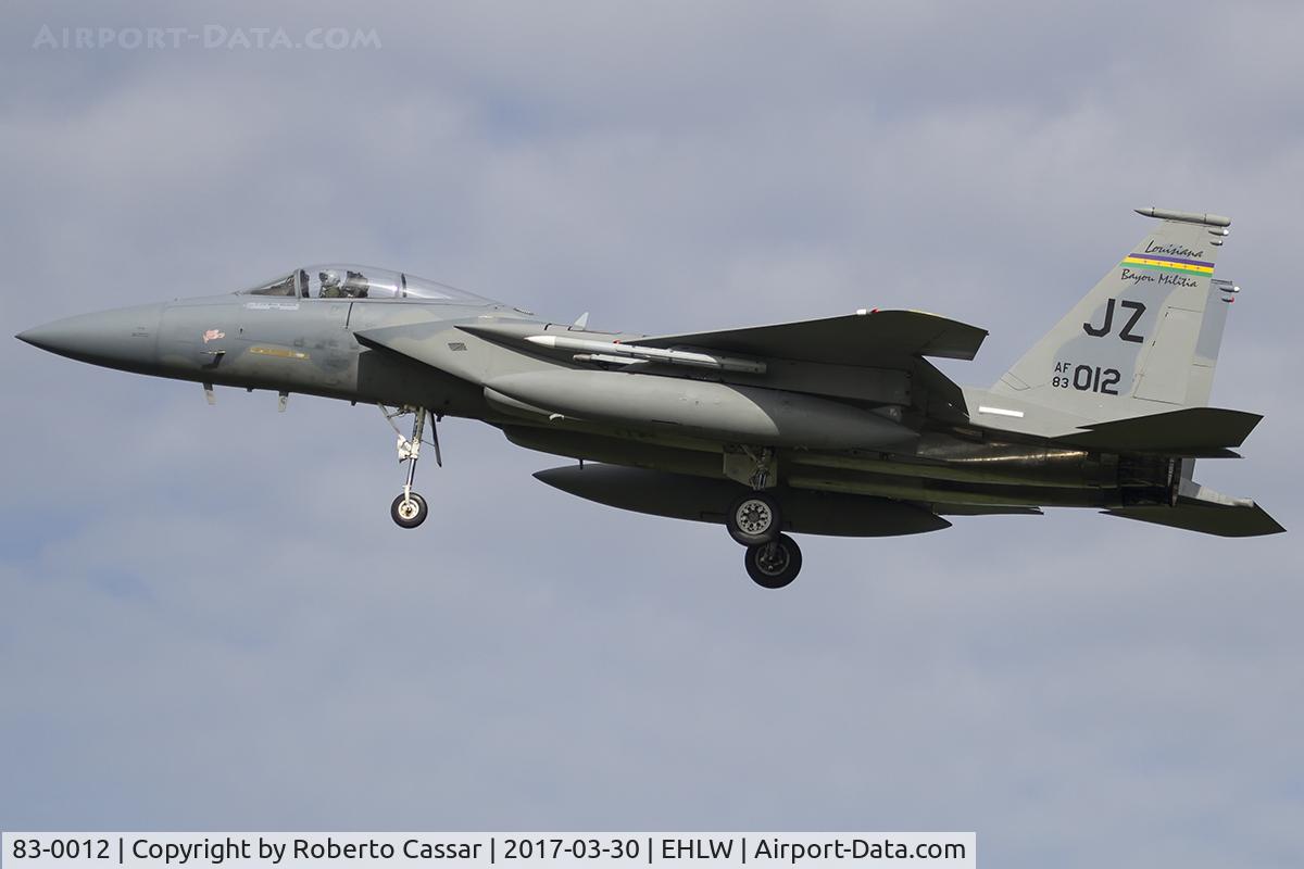 83-0012, 1983 McDonnell Douglas F-15C Eagle C/N 0858/C272, Frisian Flag 2017