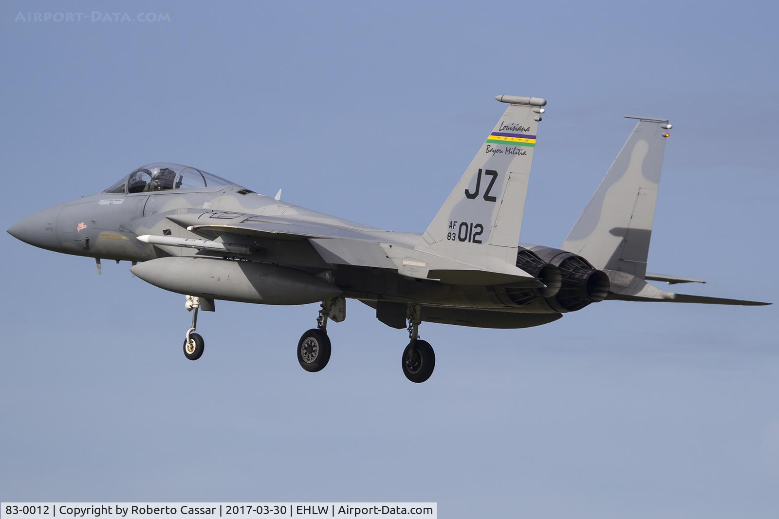 83-0012, 1983 McDonnell Douglas F-15C Eagle C/N 0858/C272, Frisian Flag 2017