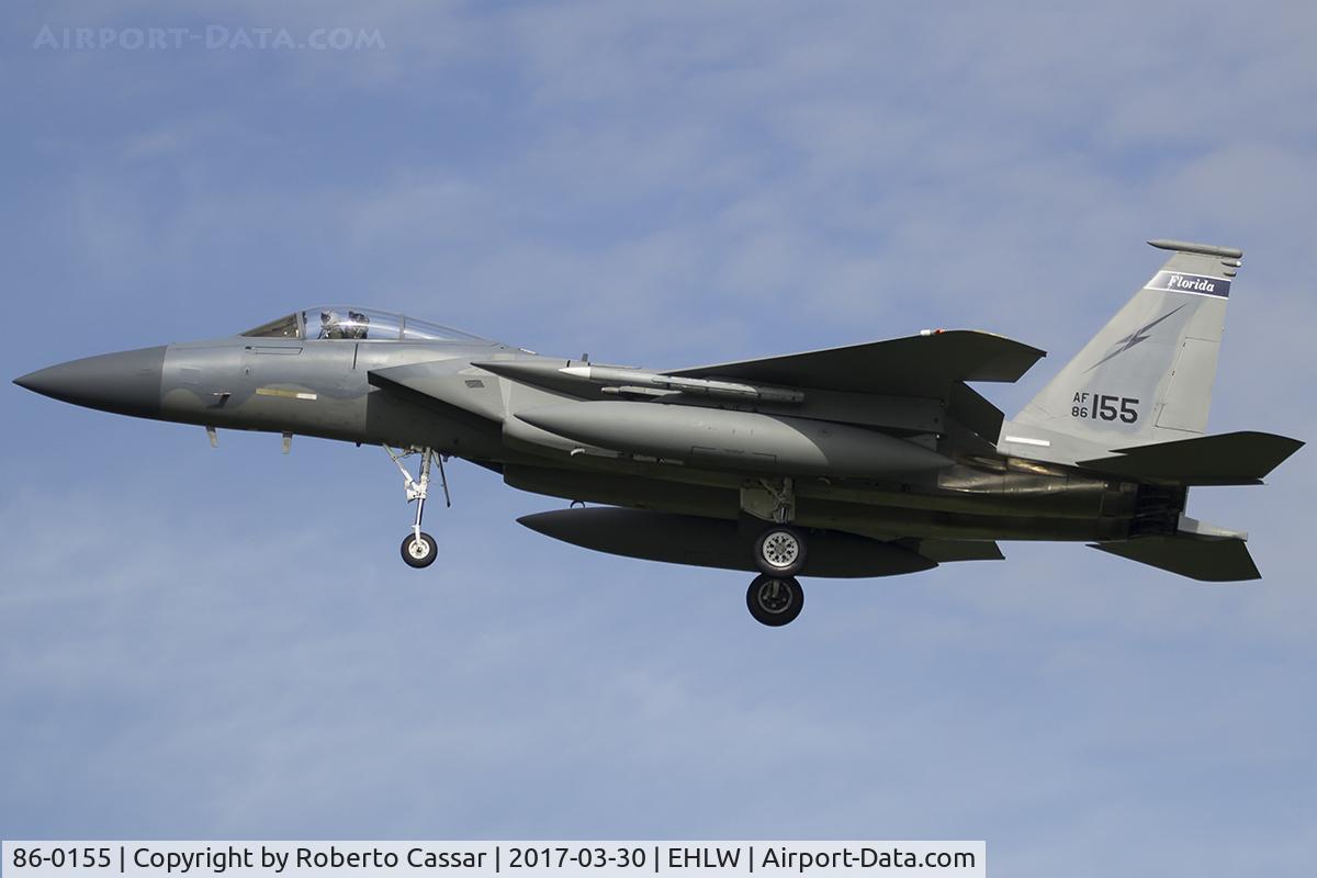 86-0155, 1986 McDonnell Douglas F-15C Eagle C/N 1002/C382, Frisian Flag 2017