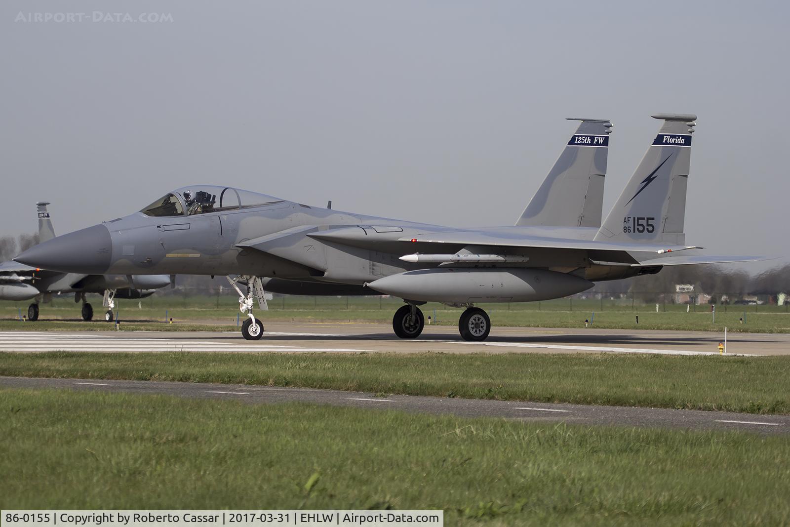 86-0155, 1986 McDonnell Douglas F-15C Eagle C/N 1002/C382, Frisian Flag 2017