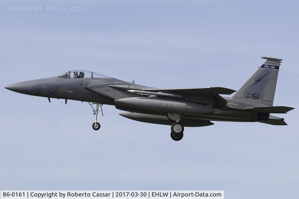 86-0161, 1986 McDonnell Douglas F-15C Eagle C/N 1008/C389, Frisian Flag 2017