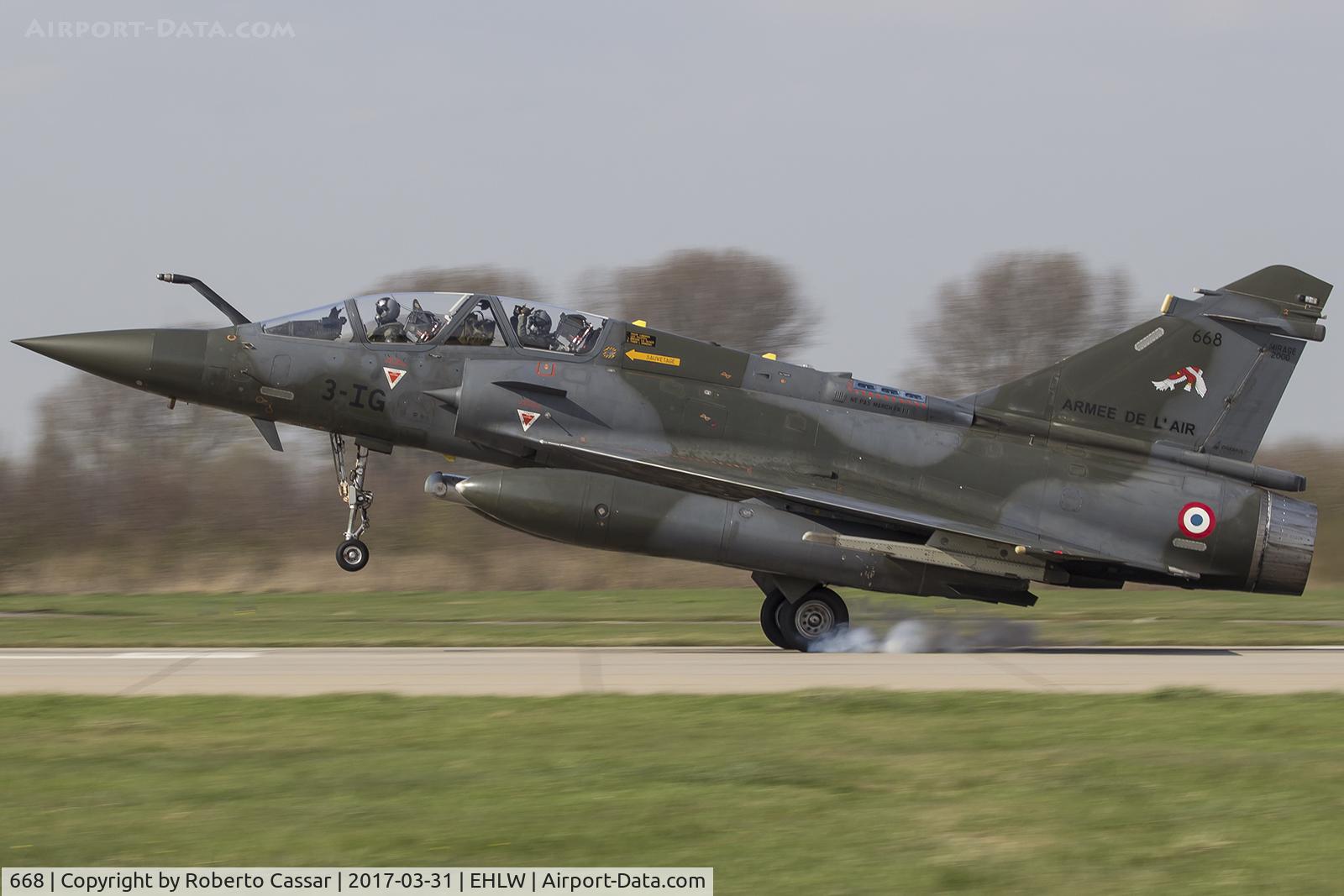 668, Dassault Mirage 2000D C/N 542, Frisian Flag 2017