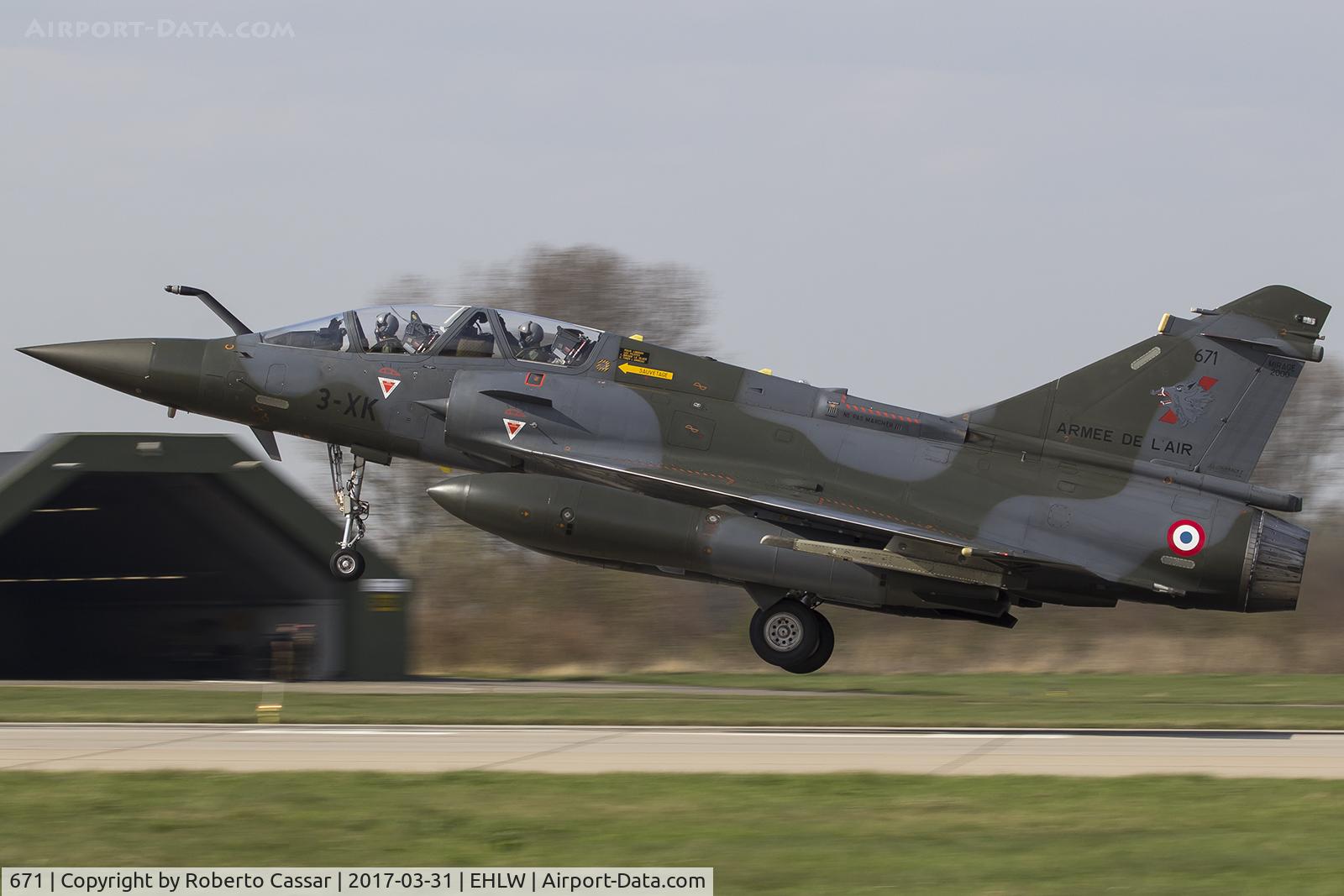 671, Dassault Mirage 2000D C/N 545, Frisian Flag 2017