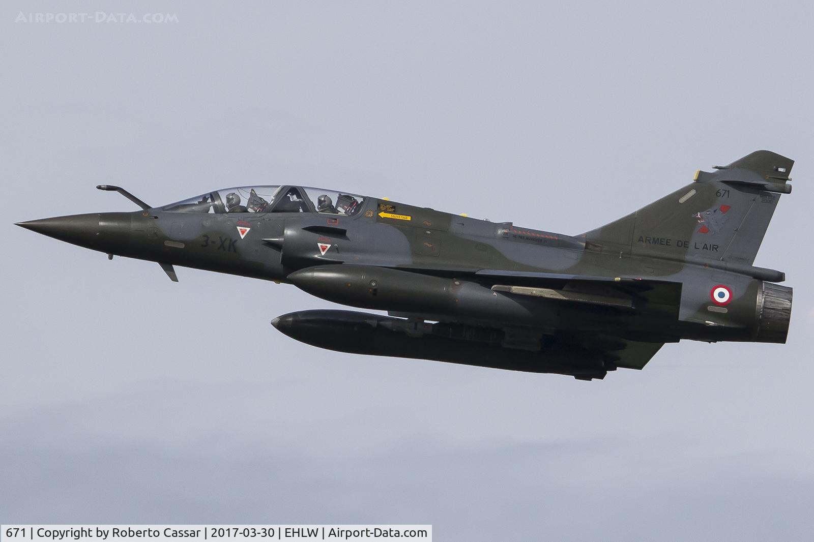 671, Dassault Mirage 2000D C/N 545, Frisian Flag 2017