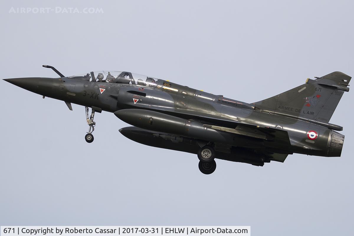 671, Dassault Mirage 2000D C/N 545, Frisian Flag 2017