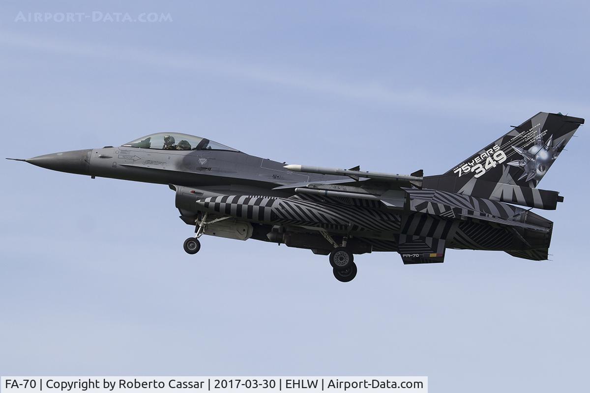 FA-70, SABCA F-16AM Fighting Falcon C/N 6H-70, Frisian Flag 2017