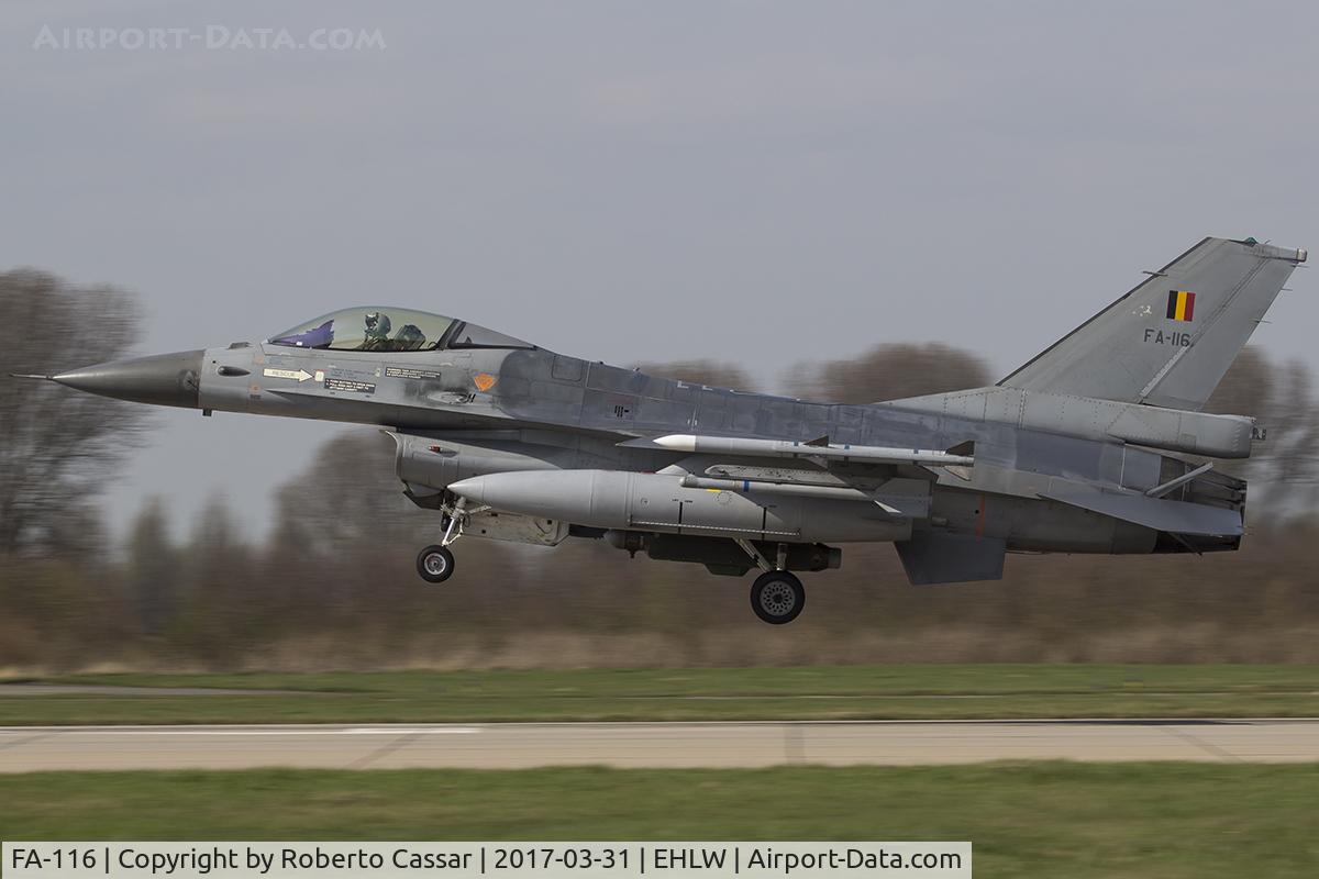 FA-116, 1980 SABCA F-16AM Fighting Falcon C/N 6H-116, Frisian Flag 2017