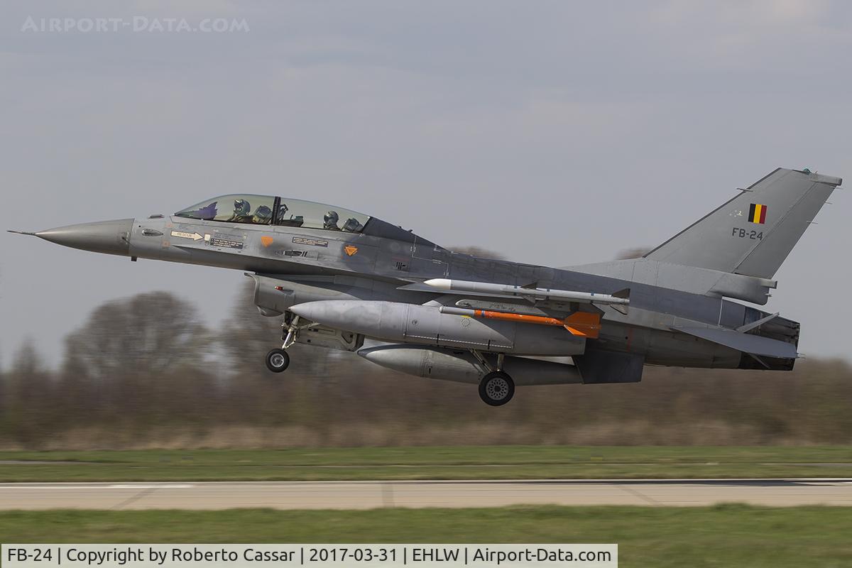 FB-24, General Dynamics F-16BM Fighting Falcon C/N 6J-24, Frisian Flag 2017