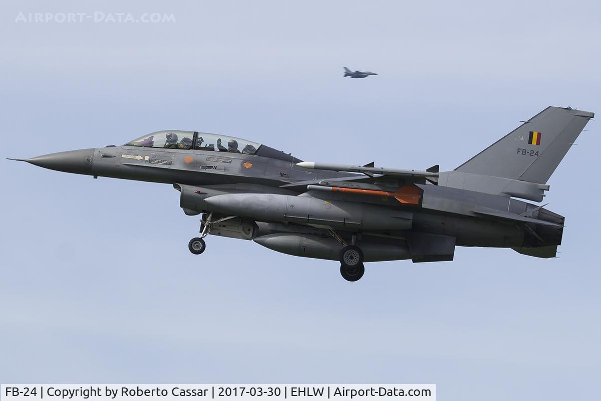 FB-24, General Dynamics F-16BM Fighting Falcon C/N 6J-24, Frisian Flag 2017