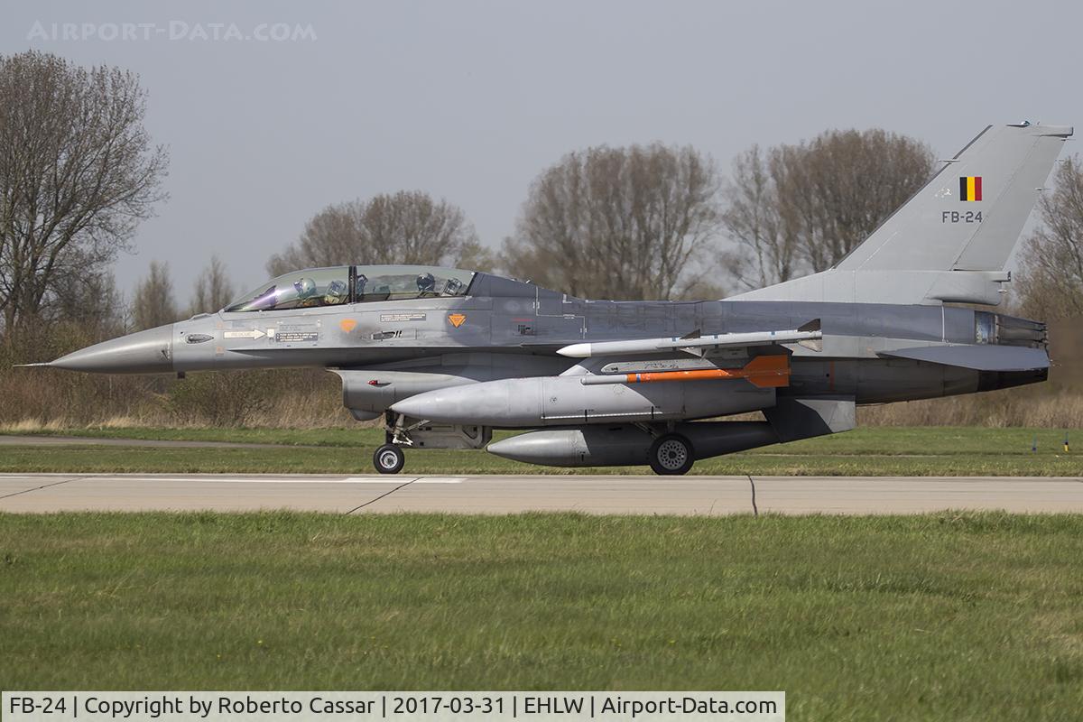 FB-24, General Dynamics F-16BM Fighting Falcon C/N 6J-24, Frisian Flag 2017