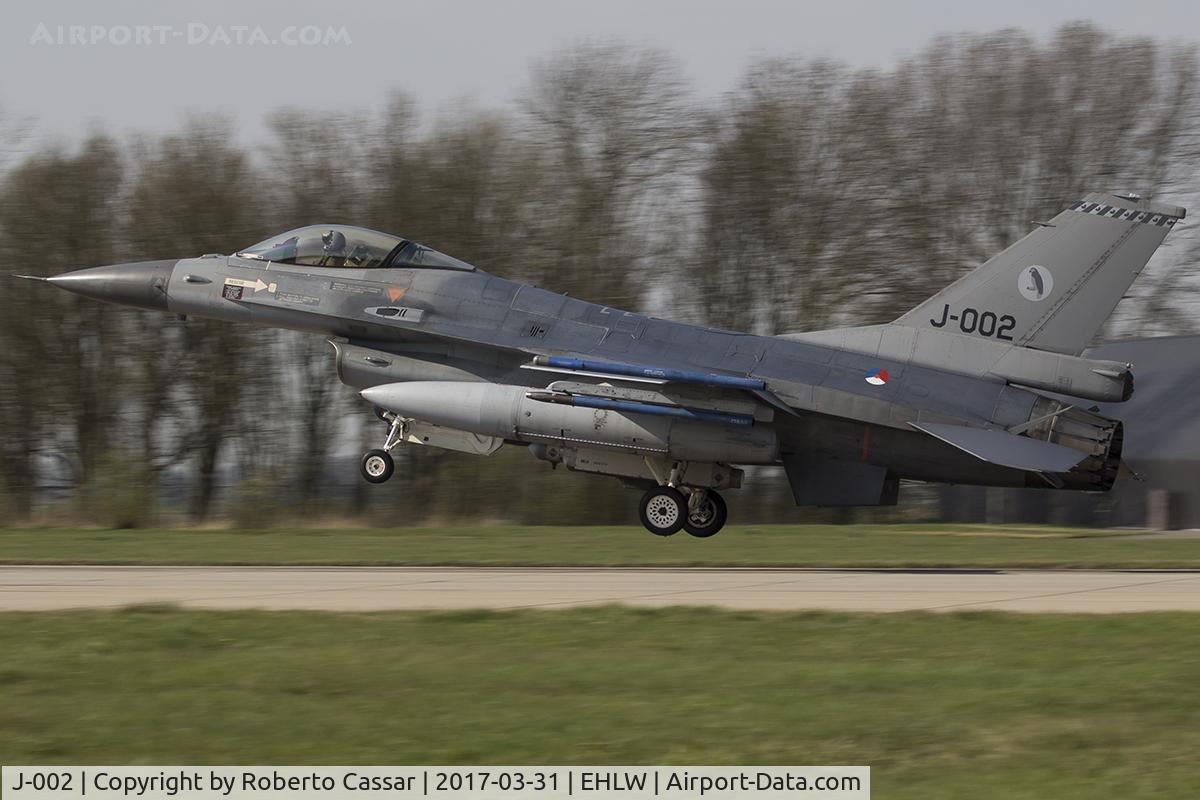J-002, Fokker F-16A Fighting Falcon C/N 6D-158, Frisian Flag 2017