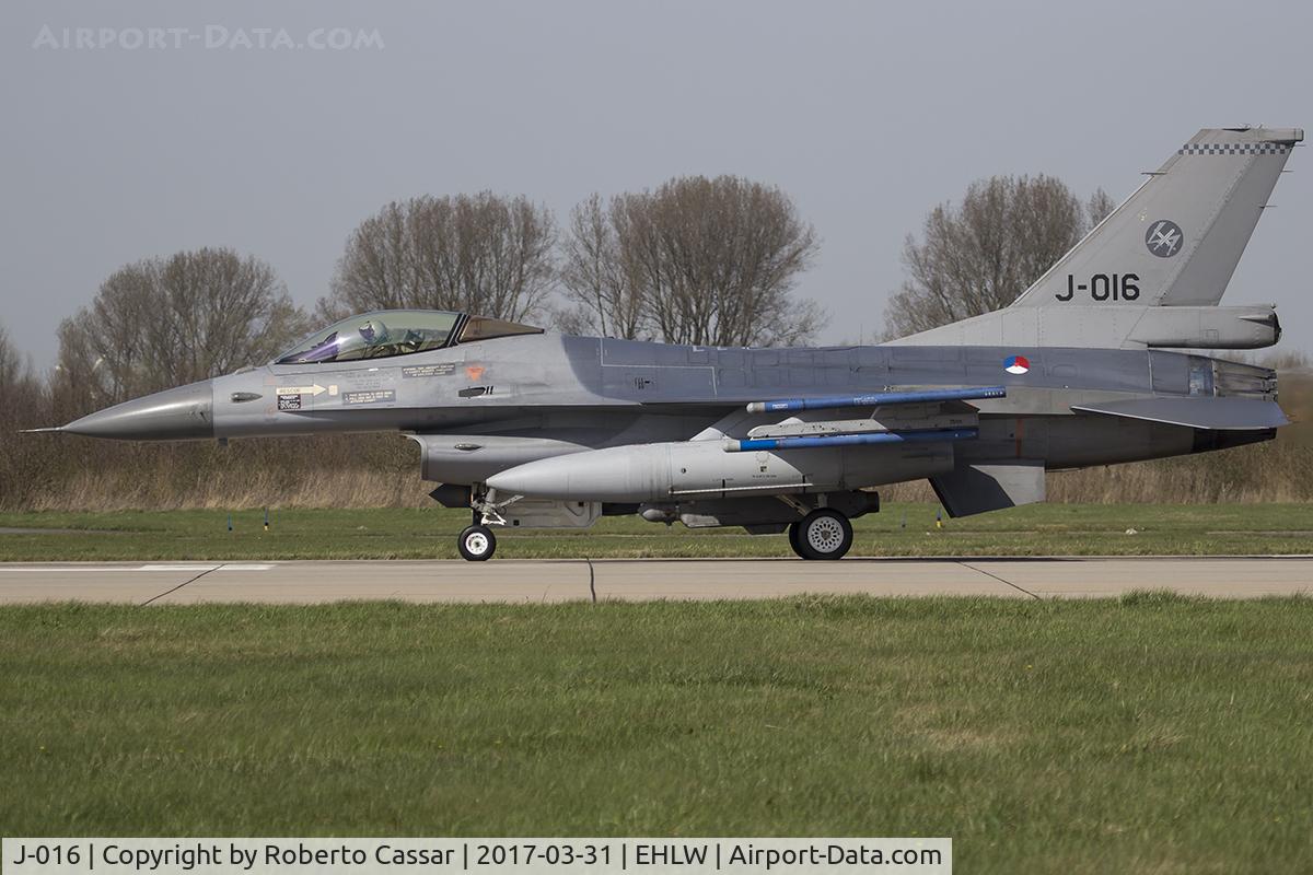 J-016, General Dynamics F-16AM Fighting Falcon C/N 6D-172, Frisian Flag 2017