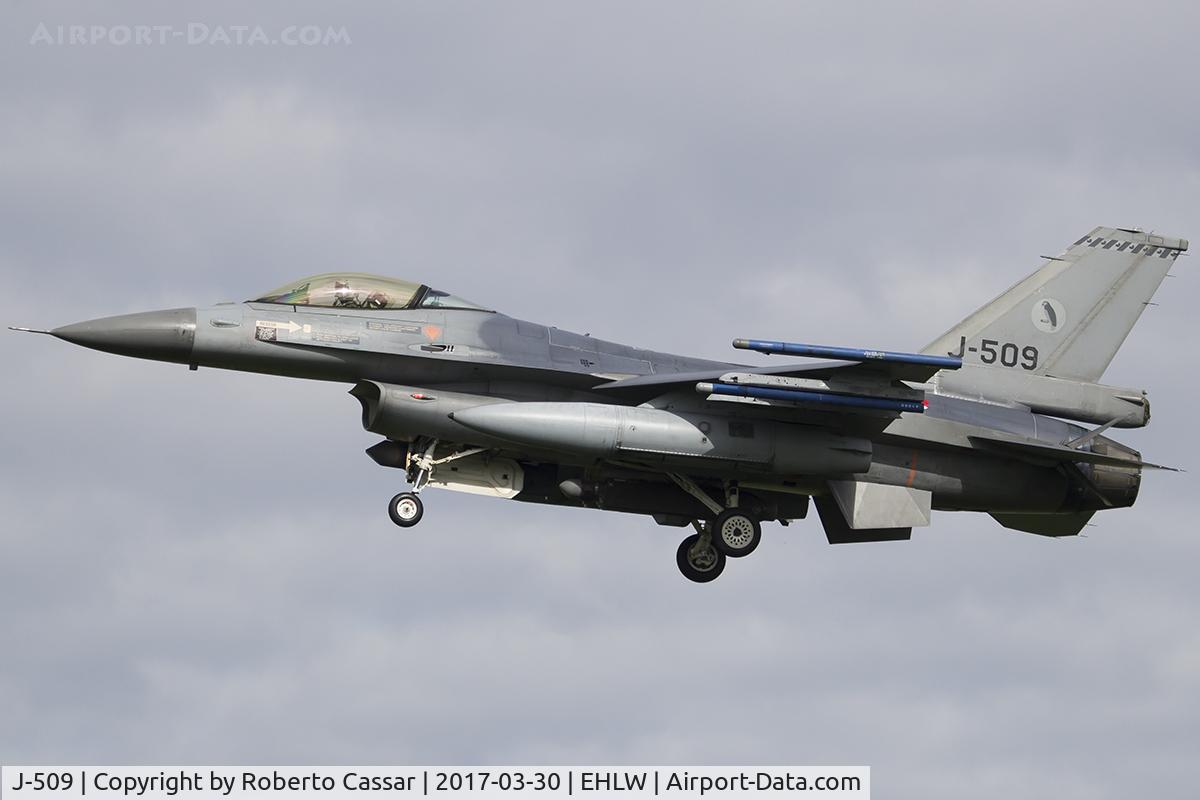 J-509, General Dynamics F-16AM Fighting Falcon C/N 6D-148, Frisian Flag 2017