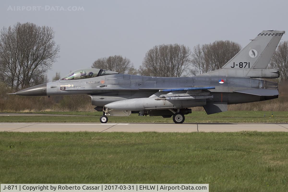 J-871, Fokker F-16AM Fighting Falcon C/N 6D-88, Frisian Flag 2017