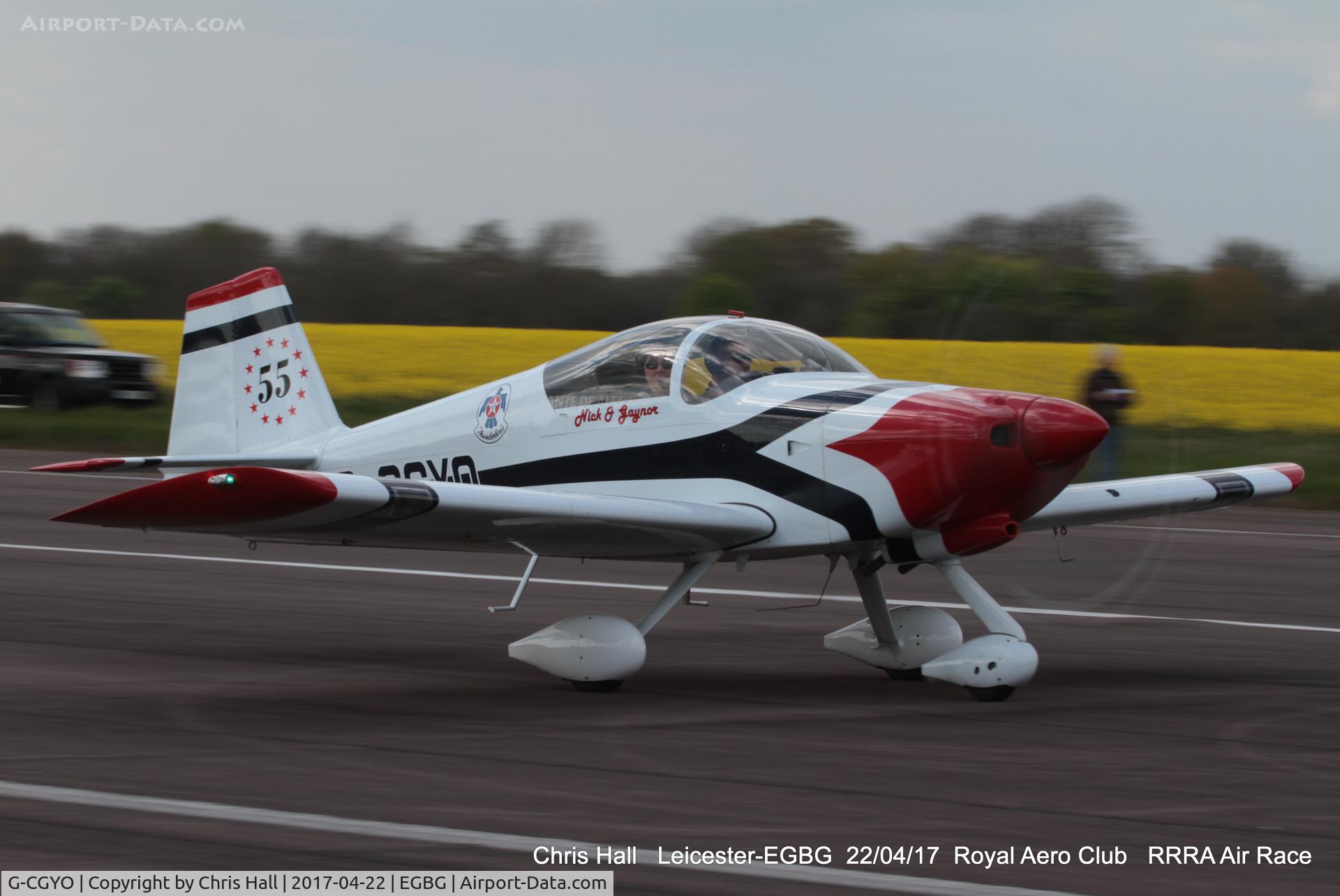 G-CGYO, 2005 Vans RV-6A C/N 24704, Royal Aero Club 3R's air race