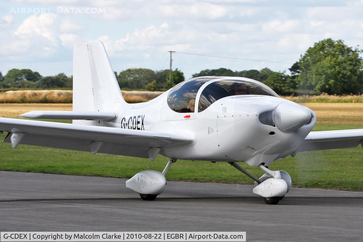 G-CDEX, 2004 Europa Tri Gear C/N PFA 247-12507, Europa Tri Gear at Breighton Airfield's Summer Madness & All Comers Fly-In. August 22nd 2010.