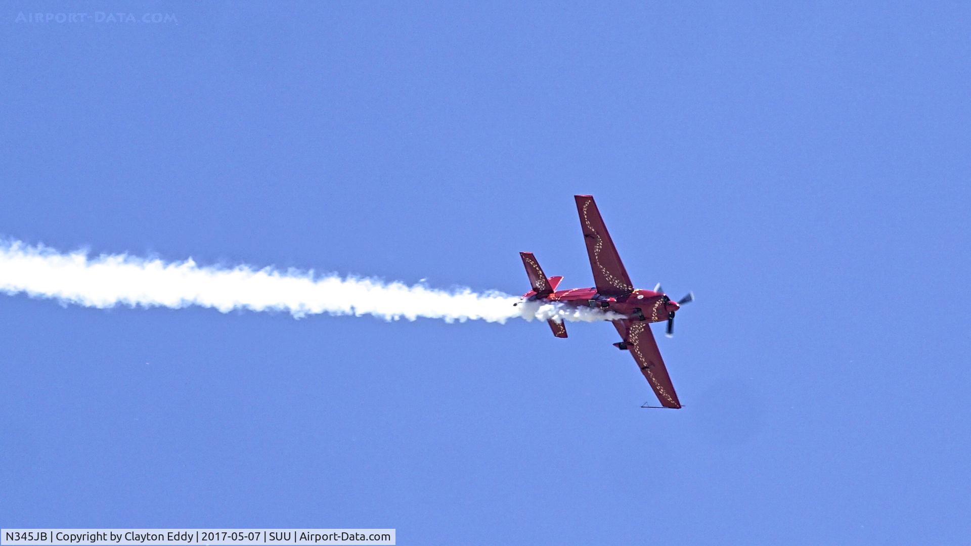 N345JB, 1990 Extra EA-300 C/N 013, Travis AFB airshow 2017.