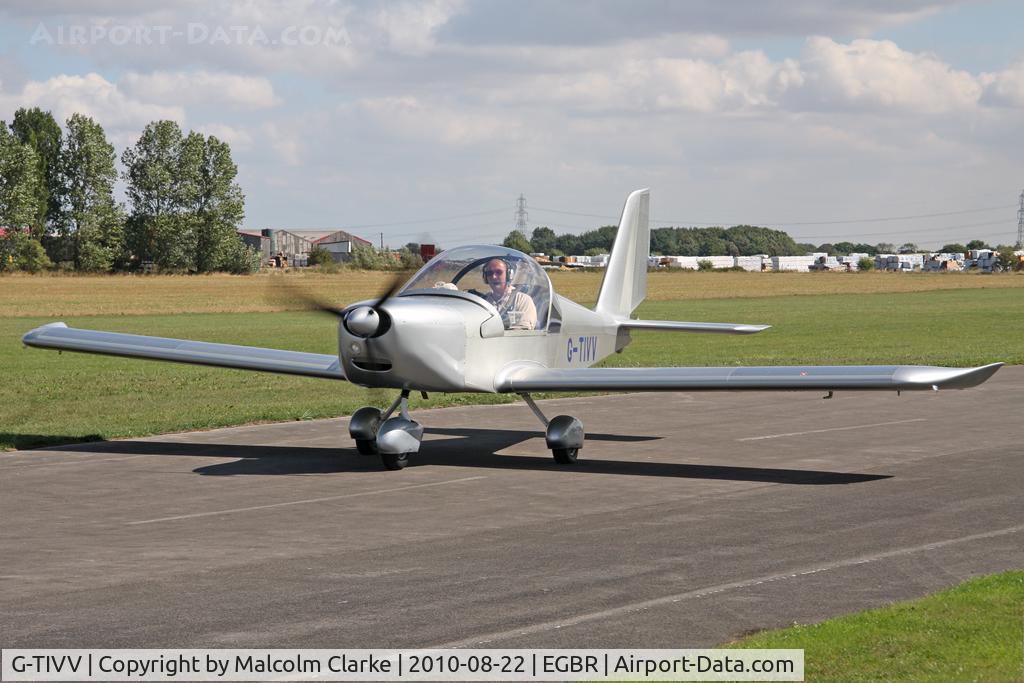 G-TIVV, 2005 Aerotechnik EV-97 Eurostar C/N PFA 315-14435, Aerotechnik EV-97 Eurostar at Breighton Airfield's Summer Madness & All Comers Fly-In. August 22nd 2010.
