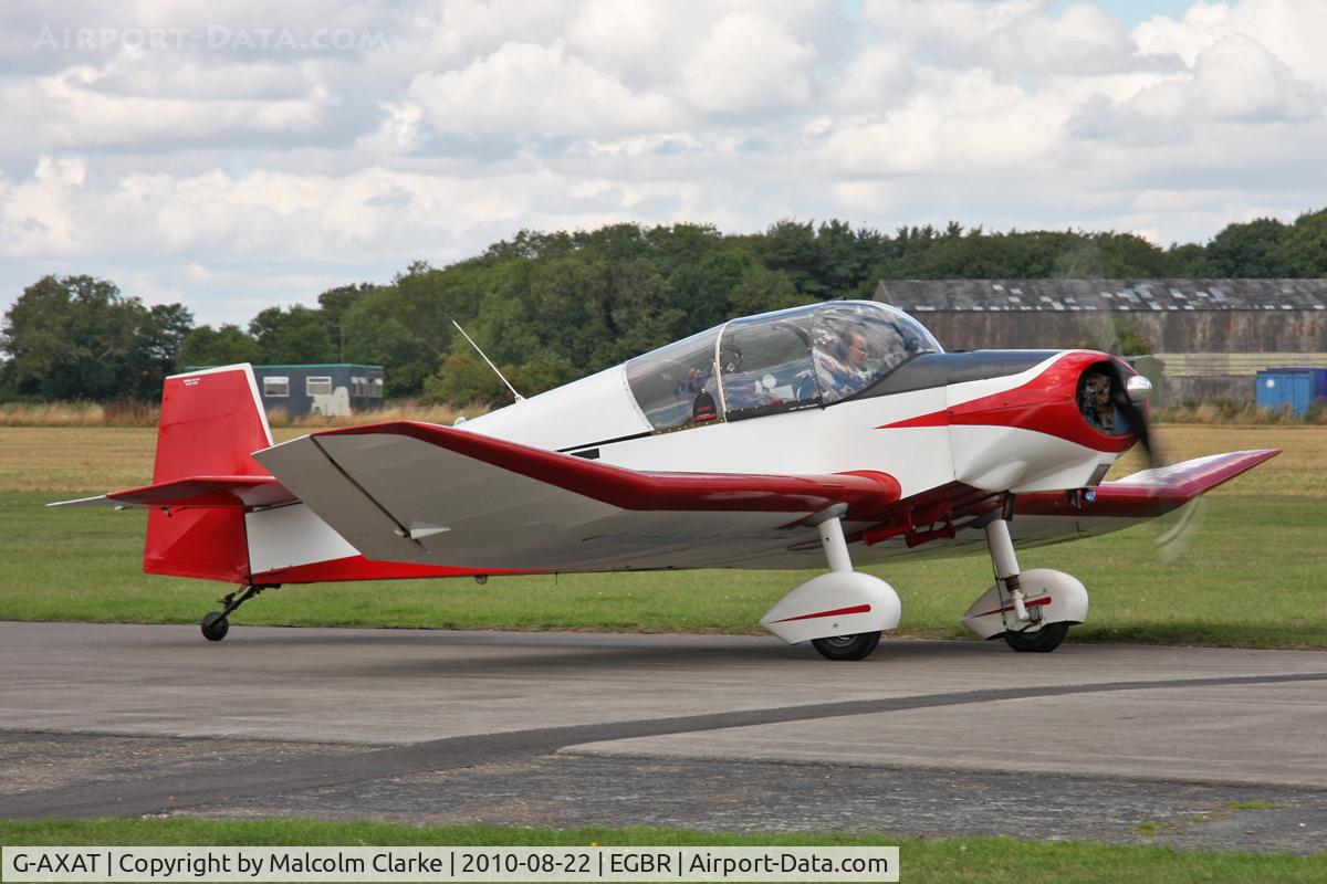 G-AXAT, 1958 Jodel D-117A C/N 836, Jodel D117A at Breighton Airfield's Summer Madness & All Comers Fly-In. August 22nd 2010.
