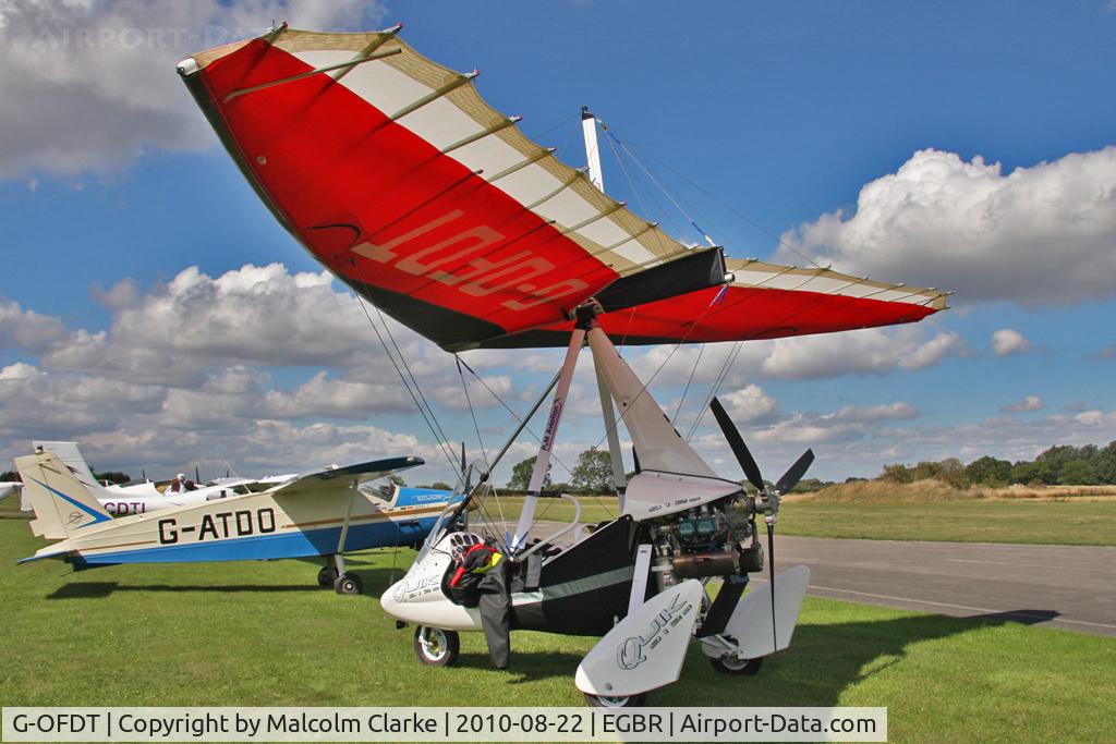 G-OFDT, 2007 P&M Aviation Pegasus Quik C/N 8320, P&M Aviation Pegasus Quik at Breighton Airfield's Summer Madness & All Comers Fly-In. August 22nd 2010.