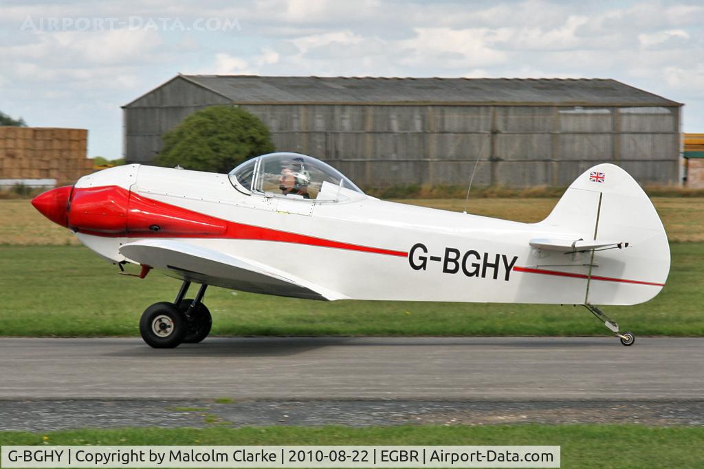 G-BGHY, 1986 Taylor Monoplane C/N PFA 1455, Taylor Monoplane at Breighton Airfield's Summer Madness & All Comers Fly-In. August 22nd 2010.