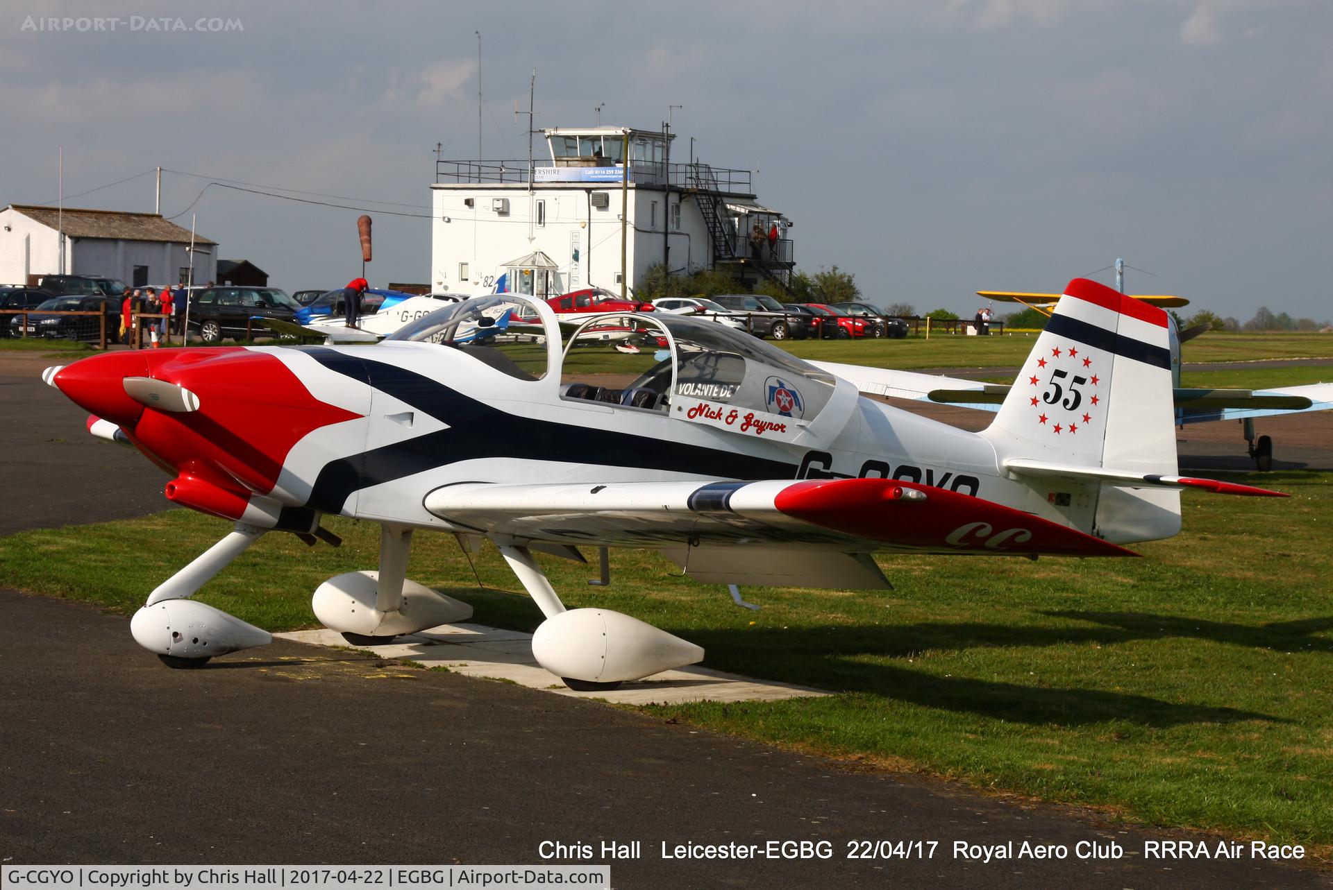 G-CGYO, 2005 Vans RV-6A C/N 24704, Royal Aero Club 3R's air race