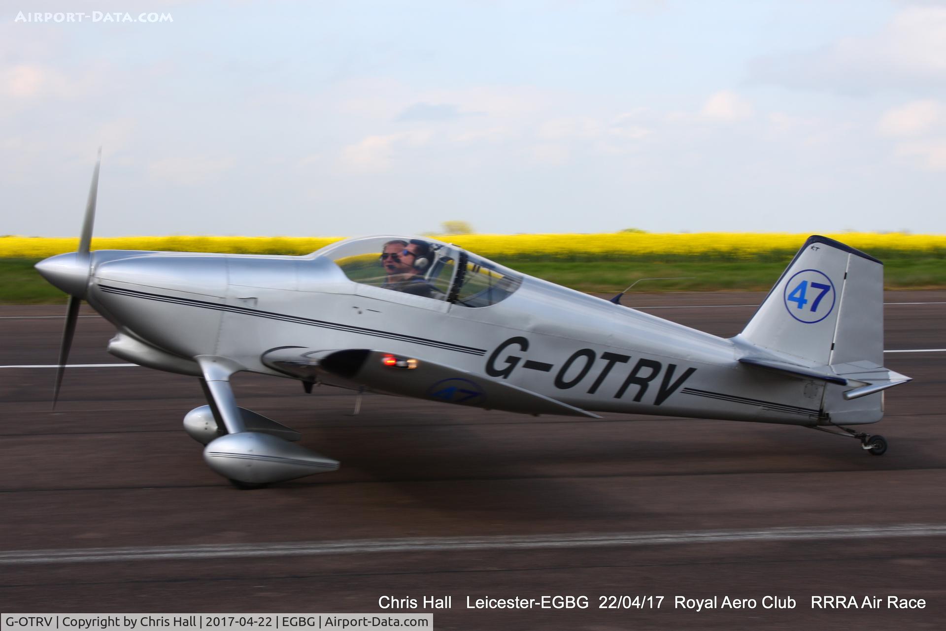 G-OTRV, 1999 Vans RV-6 C/N PFA 181-13302, Royal Aero Club 3R's air race
