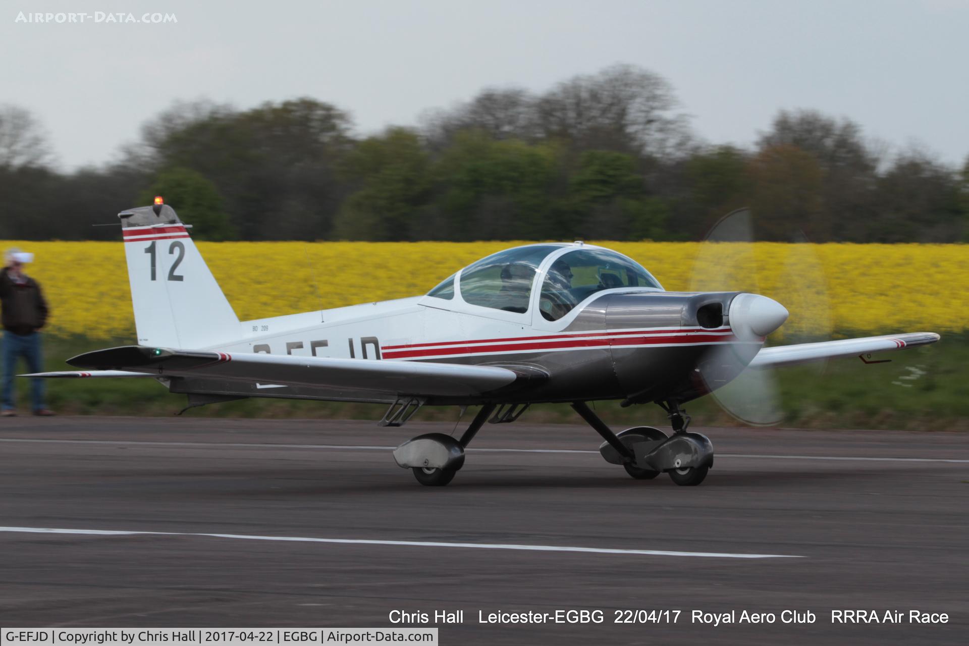 G-EFJD, 1971 Bolkow Bo-209C Monsun 160FV C/N 126, Royal Aero Club 3R's air race