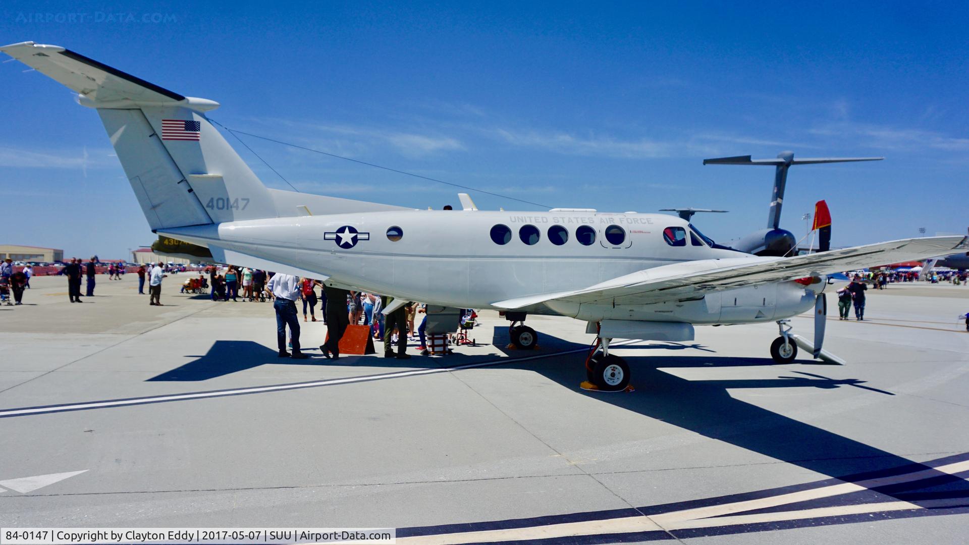 84-0147, Beechcraft C-12U-3 Huron C/N BL-77, Travis AFB airshow 2017.