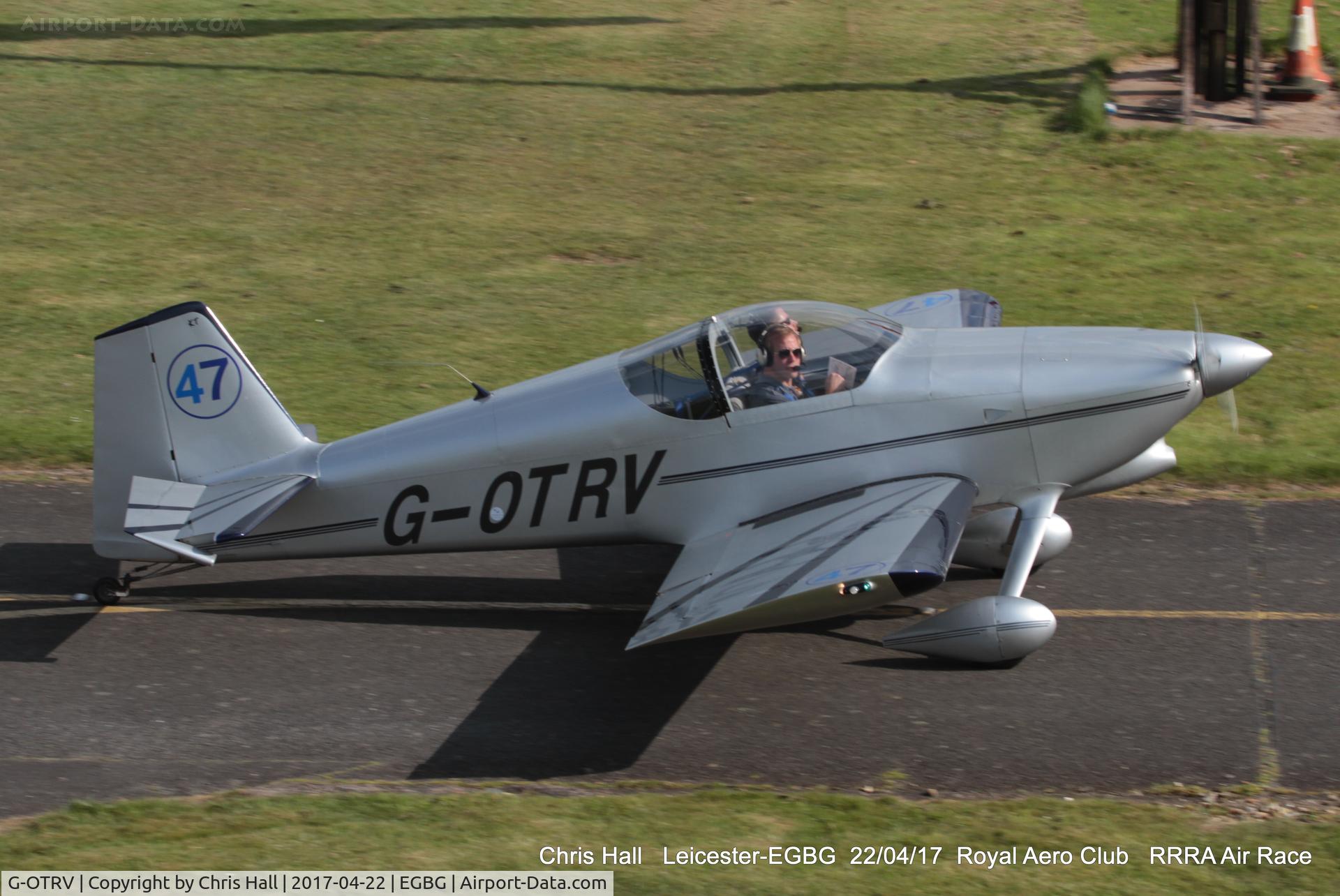 G-OTRV, 1999 Vans RV-6 C/N PFA 181-13302, Royal Aero Club 3R's air race