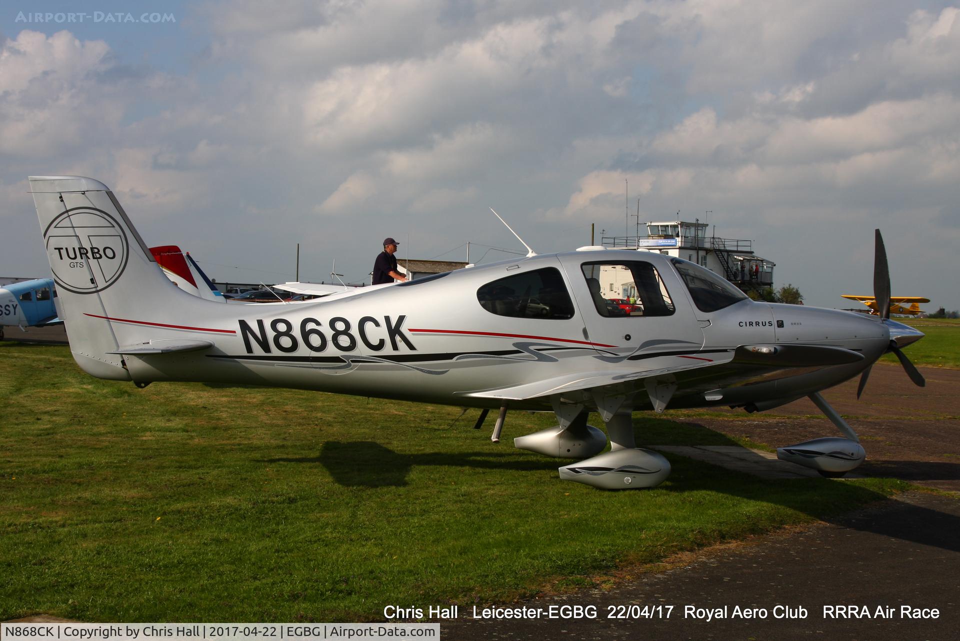 N868CK, 2009 Cirrus SR22T GTS Turbo C/N 3412, Royal Aero Club 3R's air race