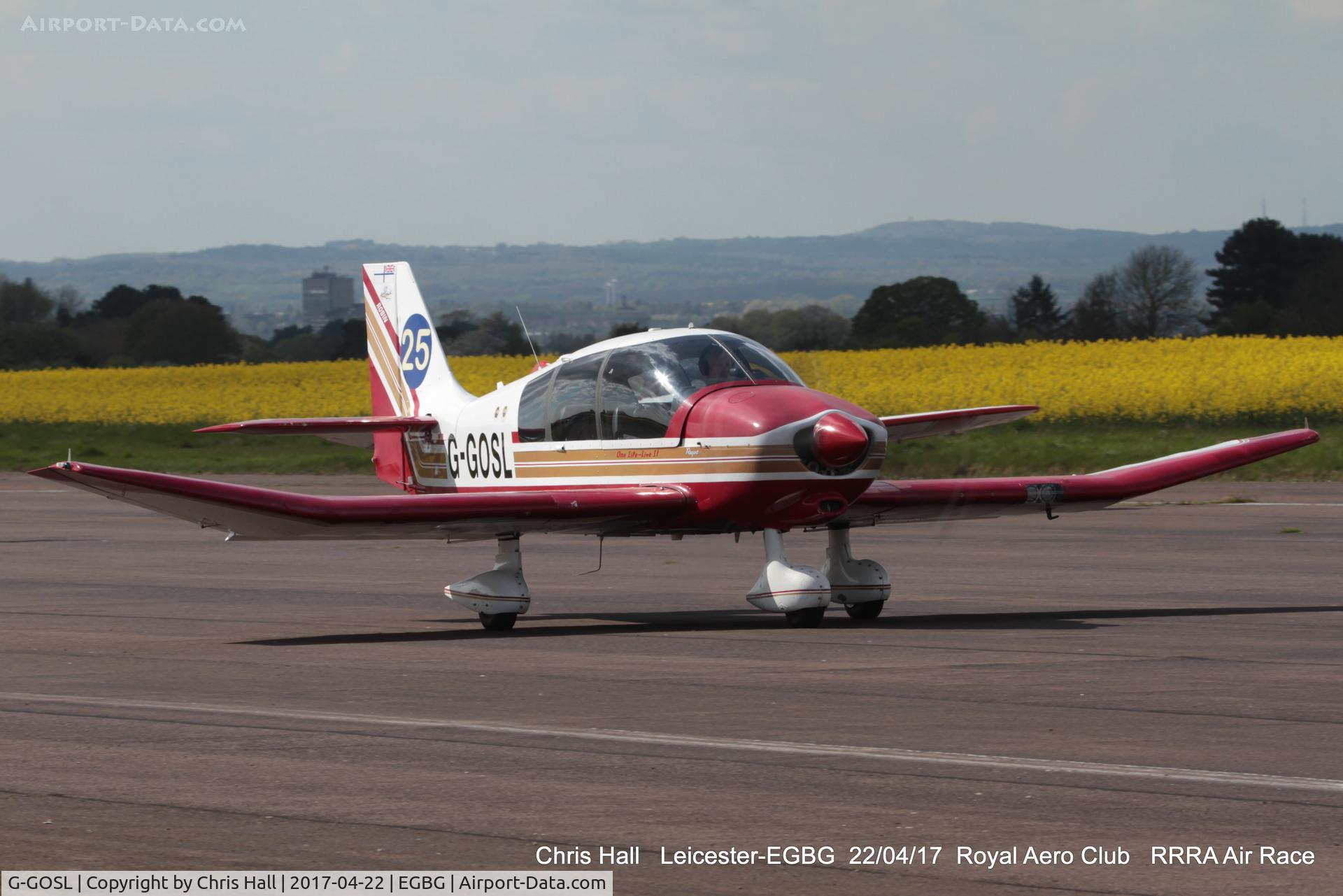 G-GOSL, 1990 Robin DR-400-180 Regent Regent C/N 1974, Royal Aero Club 3R's air race