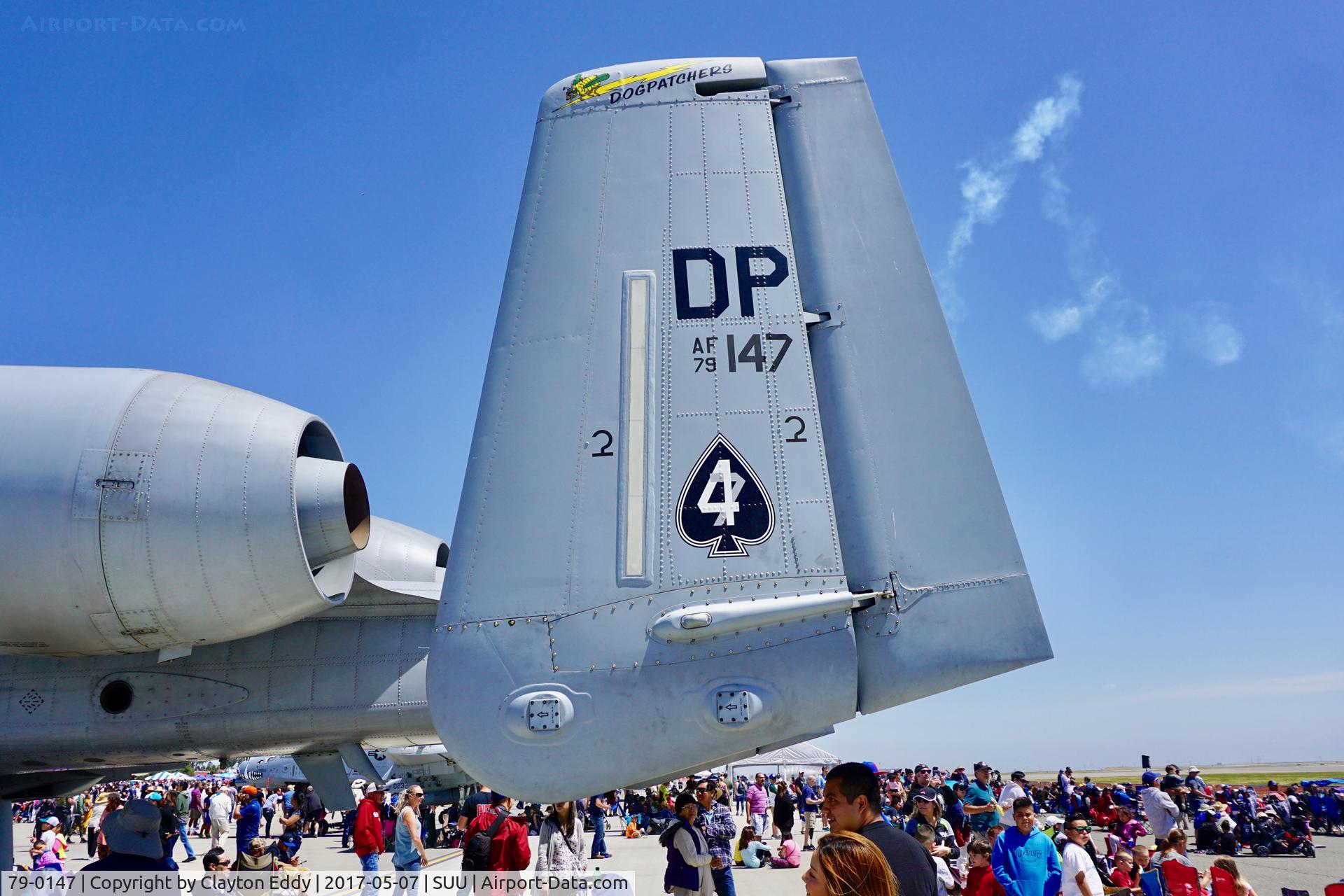 79-0147, 1979 Fairchild Republic A-10A Thunderbolt II C/N A10-0411, Travis AFB airshow 2017.