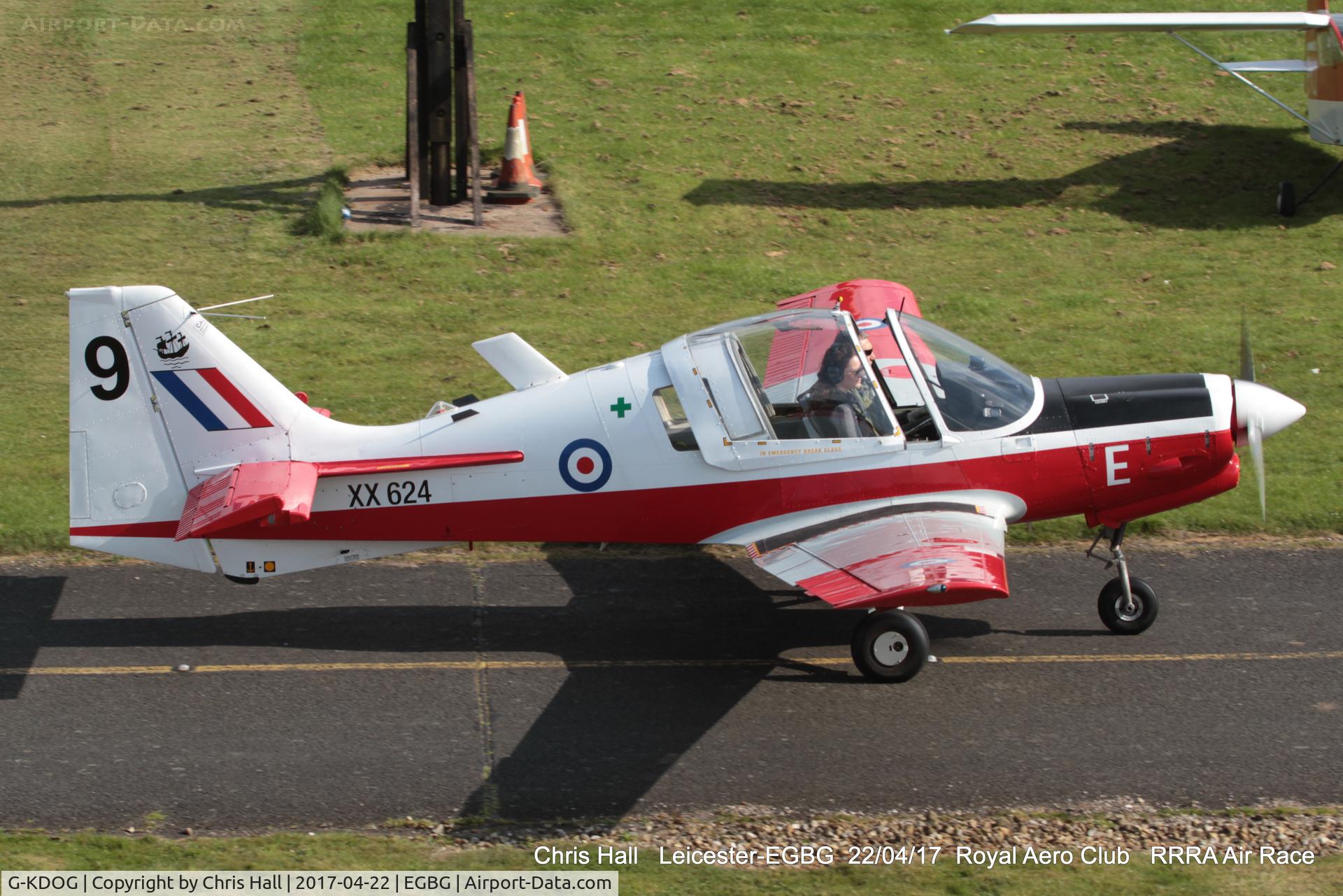 G-KDOG, 1973 Scottish Aviation Bulldog Series 120 Model 121 C/N BH120/289, Royal Aero Club 3R's air race