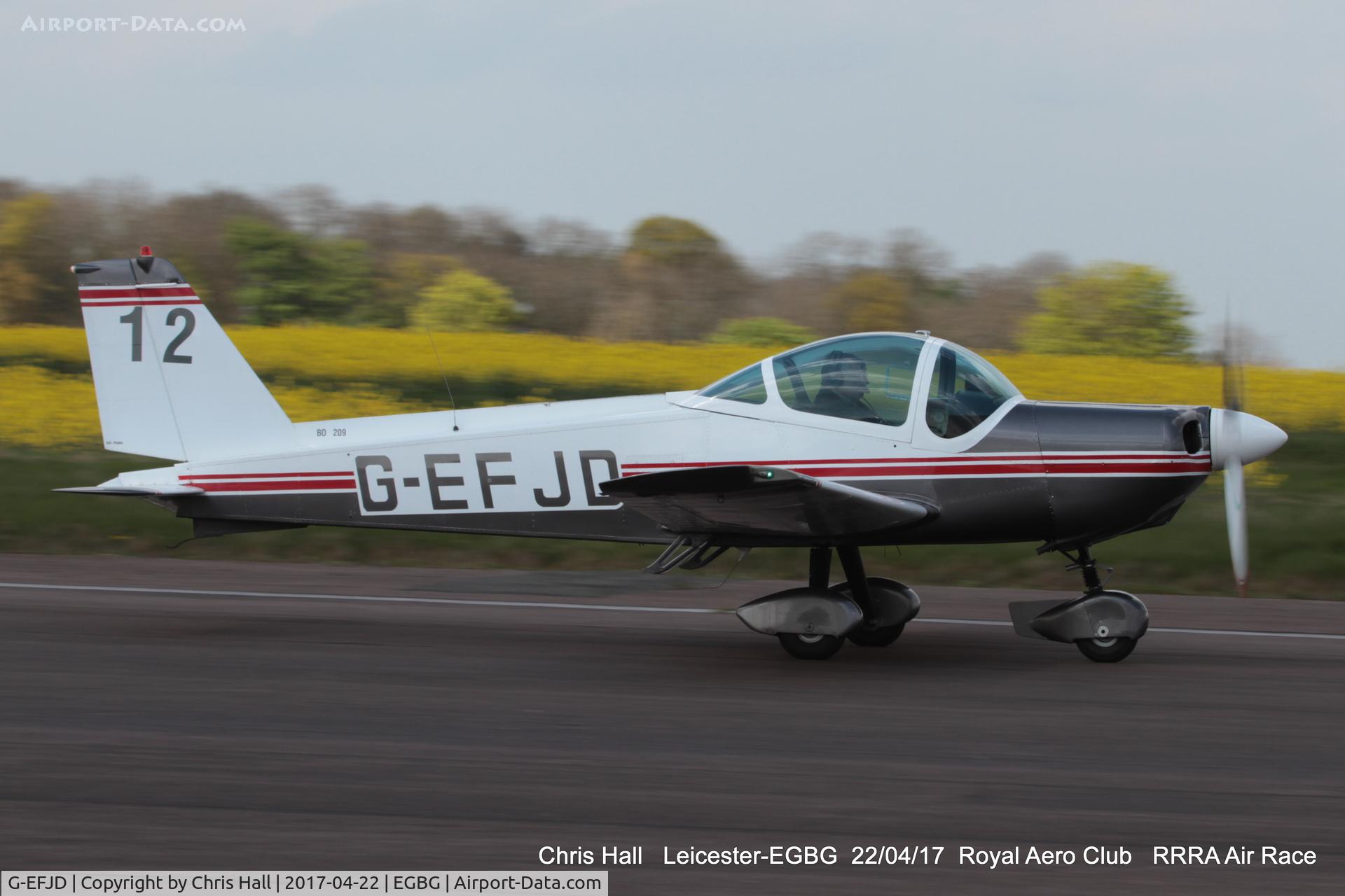 G-EFJD, 1971 Bolkow Bo-209C Monsun 160FV C/N 126, Royal Aero Club 3R's air race