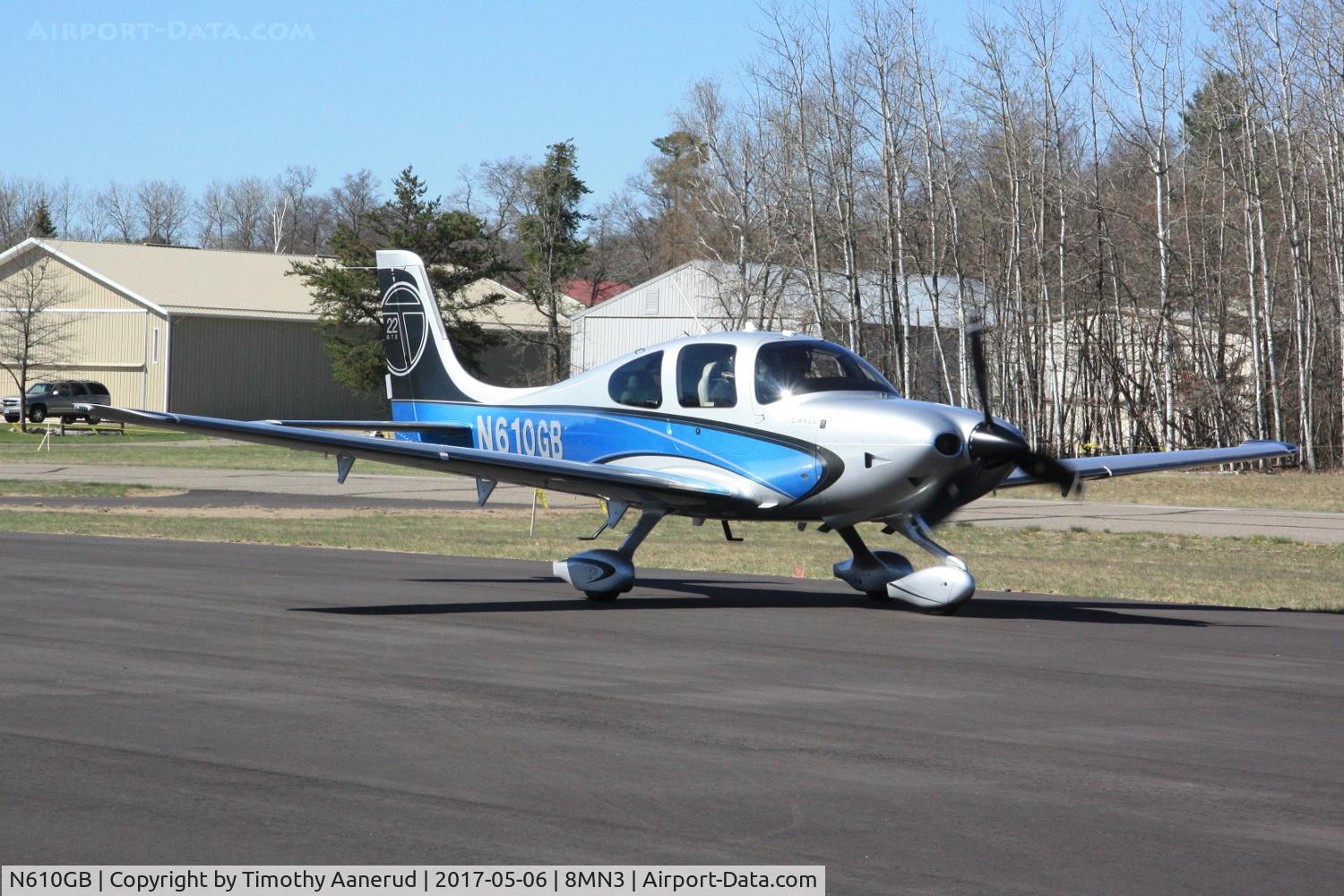 N610GB, 2013 Cirrus SR22T C/N 0444, 2013 Cirrus SR22T, c/n: 0444