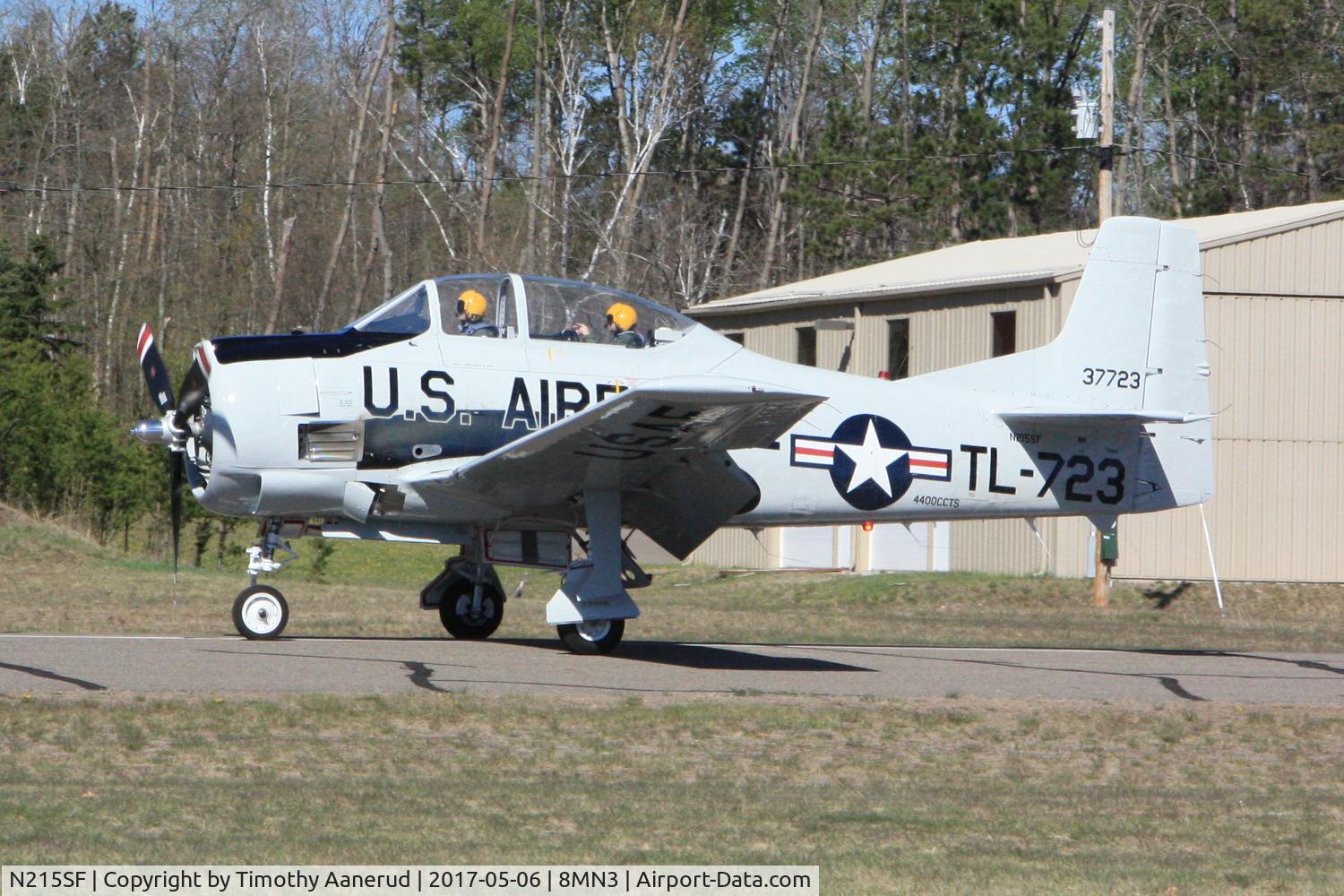 N215SF, 1955 North American T-28B Trojan C/N 200-86 (137723), 1955 North American T-28B, c/n: 137723